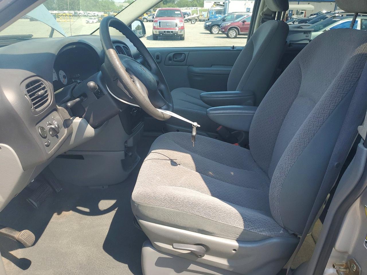 2007 Dodge Grand Caravan Se Silver vin: 1D4GP24R77B134343