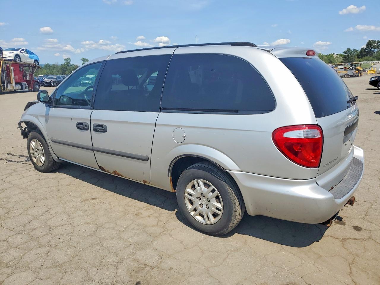 2007 Dodge Grand Caravan Se Silver vin: 1D4GP24R77B134343