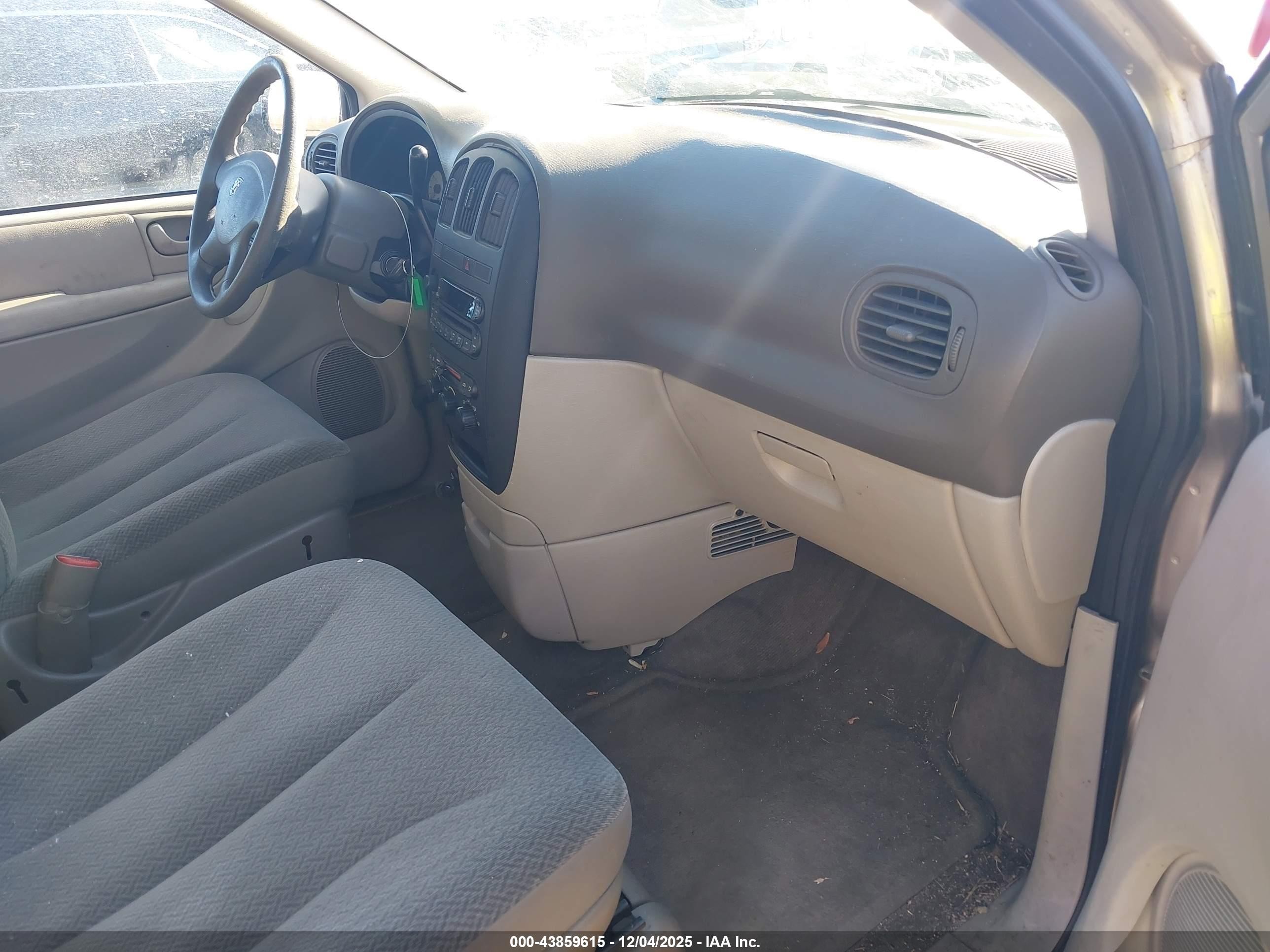 2005 Dodge Grand Caravan Se Gold vin: 1D4GP24R85B288542