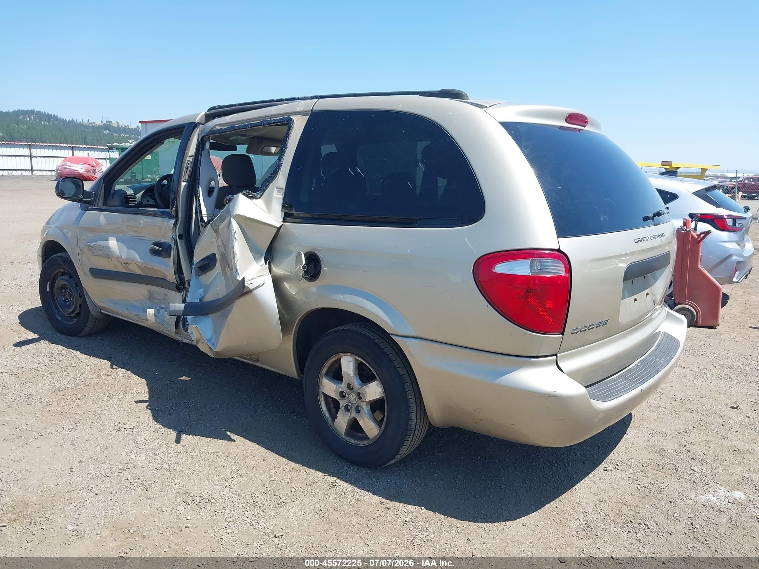 2005 Dodge Caravan Se Gold vin: 1D4GP24R85B331535