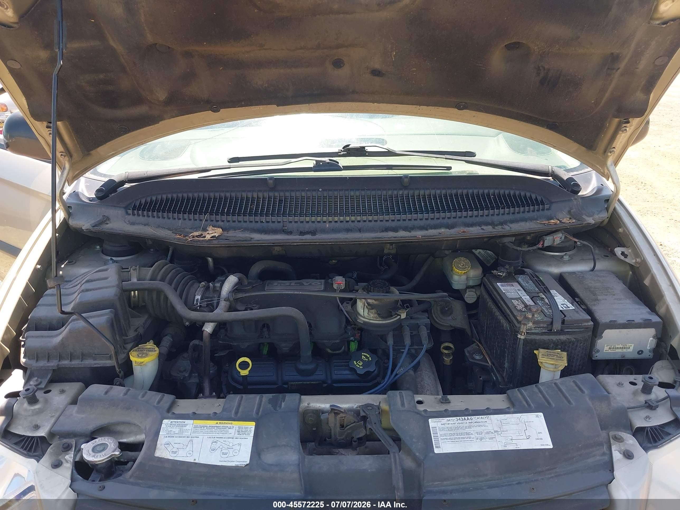 2005 Dodge Caravan Se Gold vin: 1D4GP24R85B331535