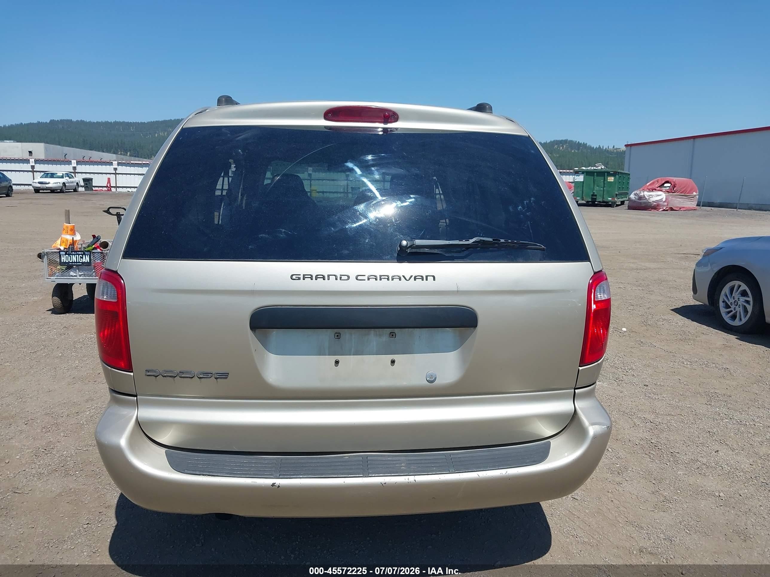 2005 Dodge Caravan Se Gold vin: 1D4GP24R85B331535