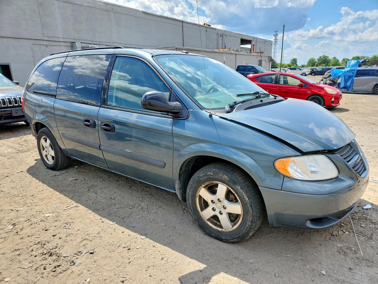 2006 Dodge Grand Caravan Se Blue vin: 1D4GP24R86B600103