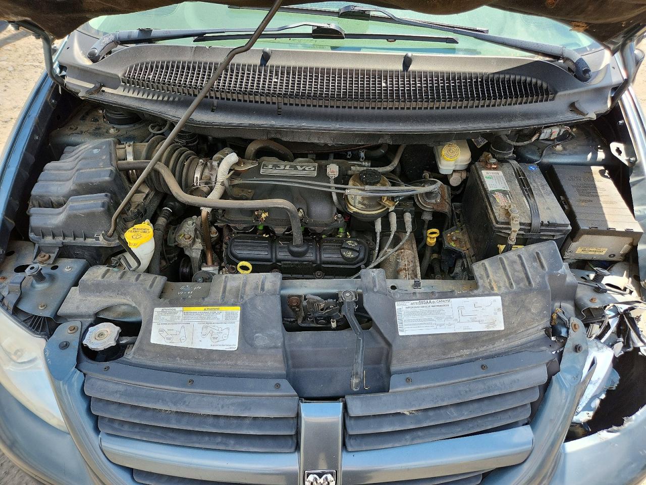 2006 Dodge Grand Caravan Se Blue vin: 1D4GP24R86B600103
