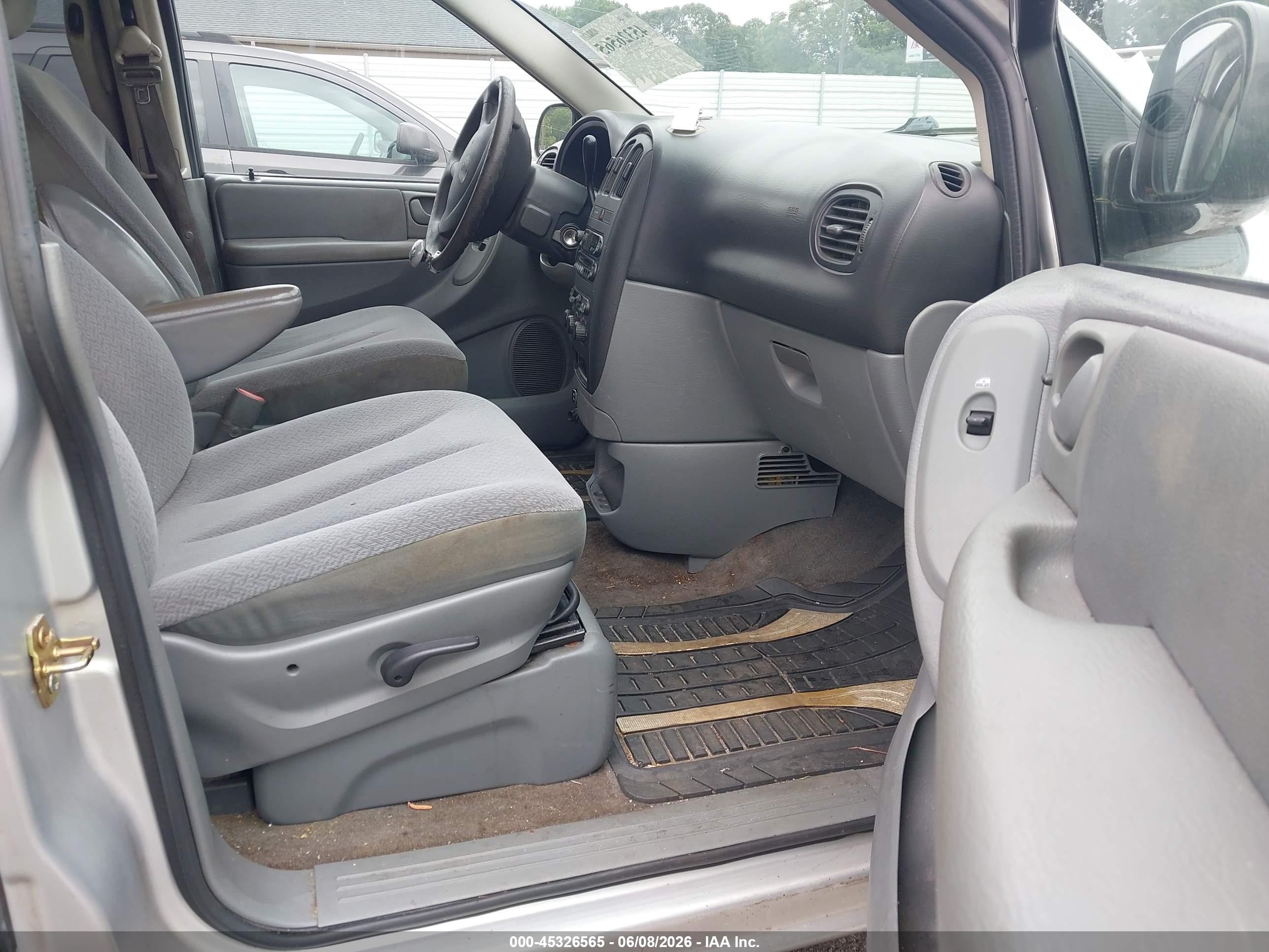 2006 Dodge Grand Caravan Se Silver vin: 1D4GP24R86B659216
