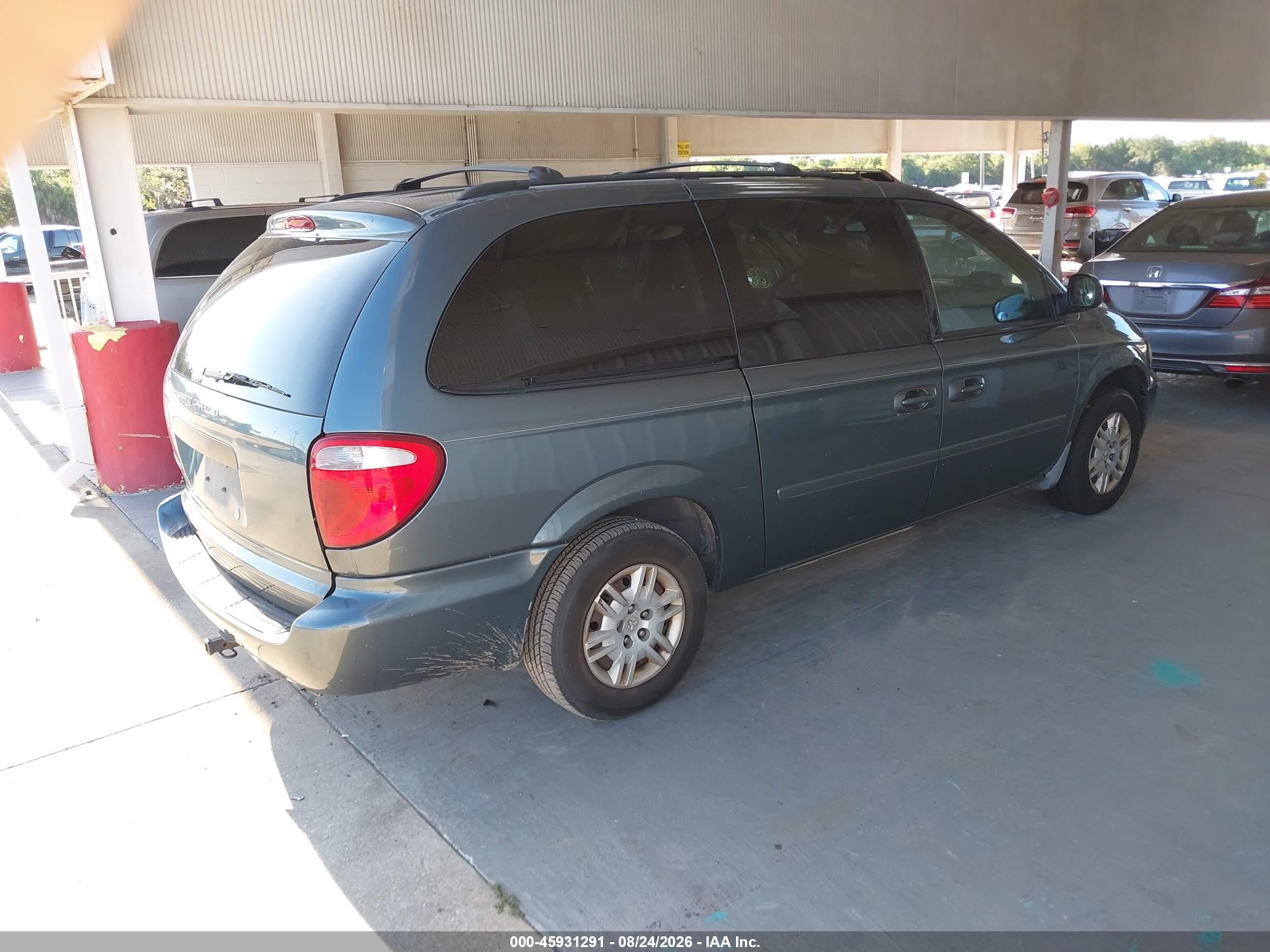2006 Dodge Grand Caravan Se Серый vin: 1D4GP24R86B679255