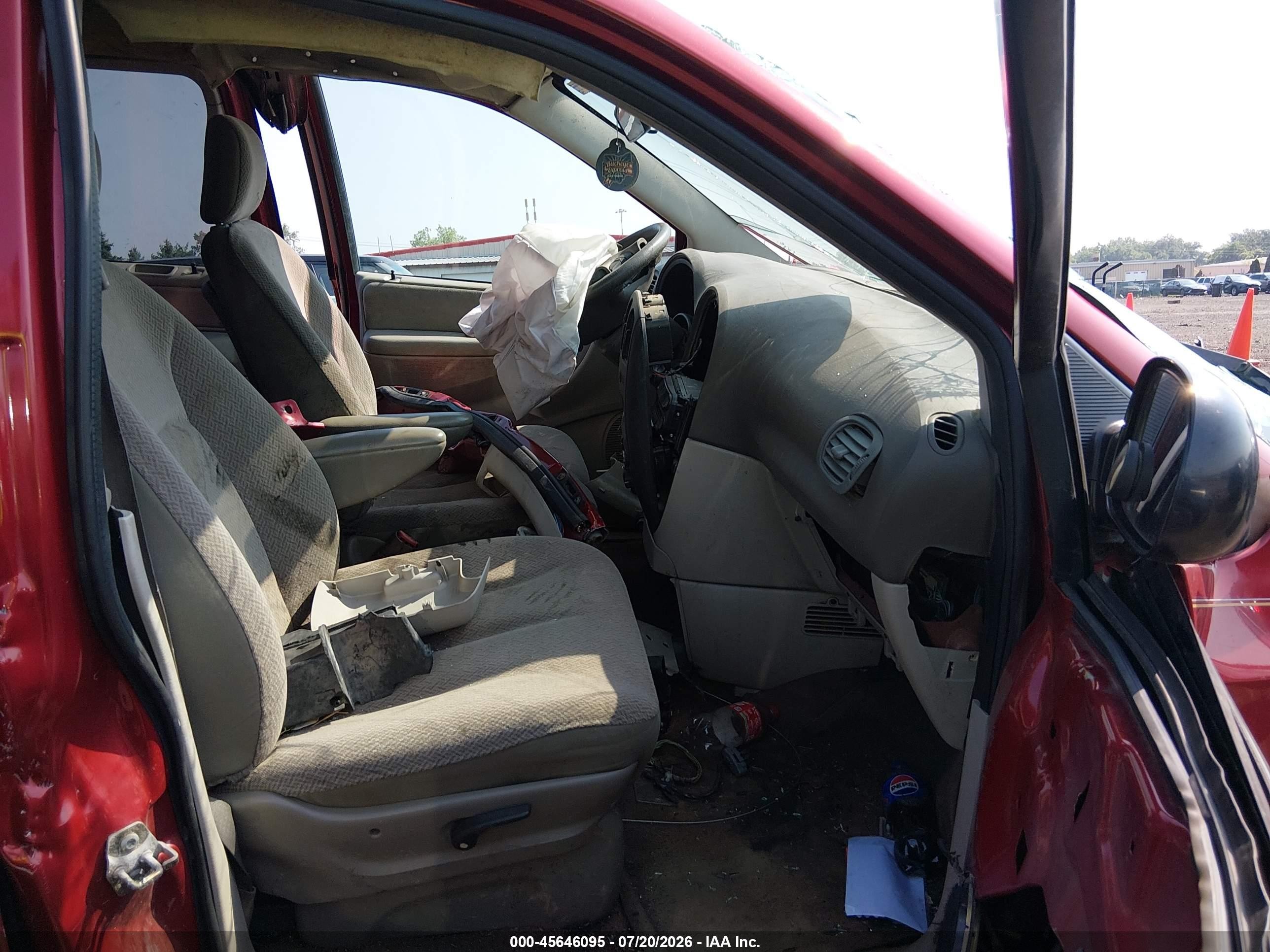 2006 Dodge Grand Caravan Se Red vin: 1D4GP24R86B716854