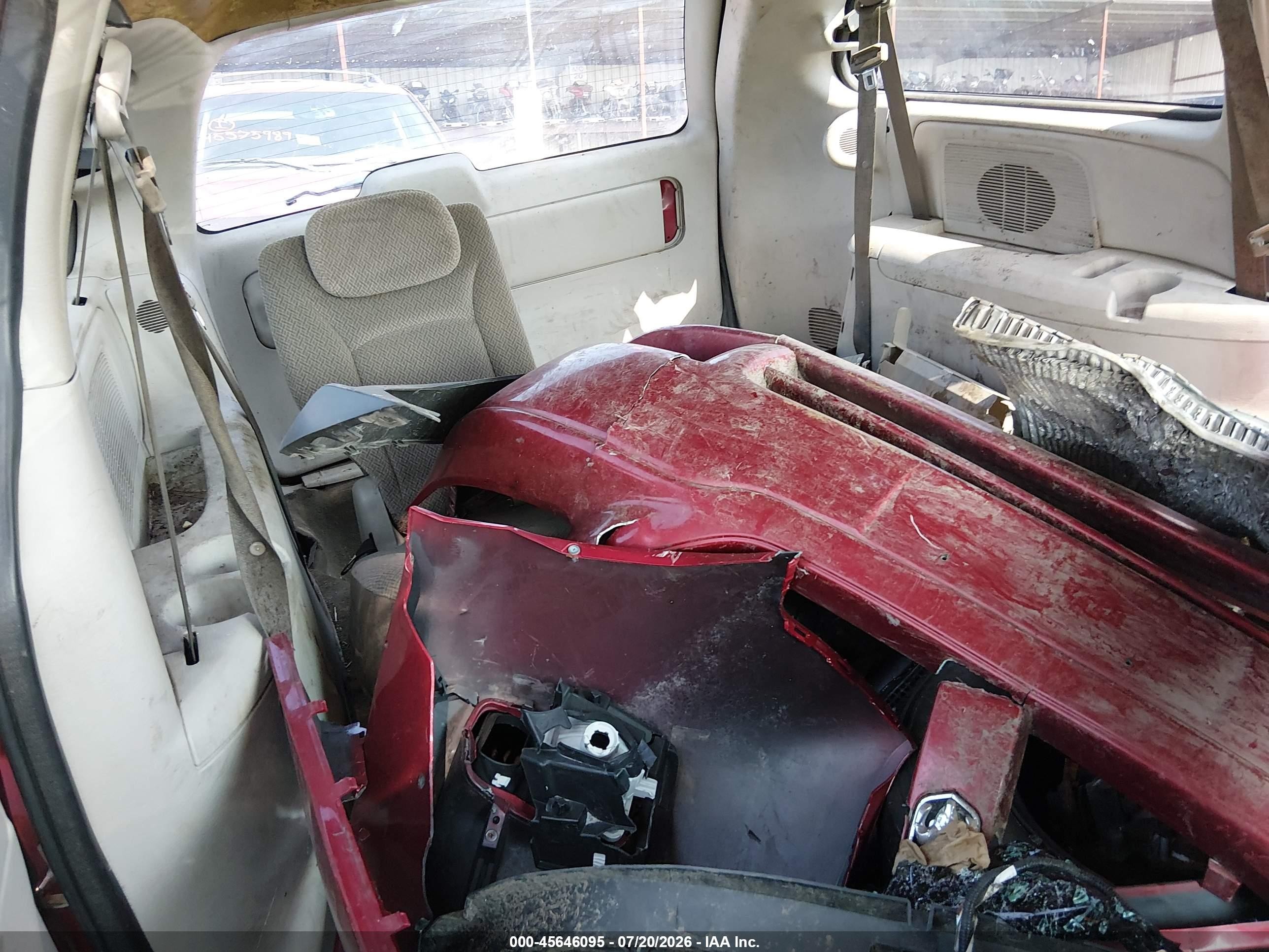 2006 Dodge Grand Caravan Se Red vin: 1D4GP24R86B716854