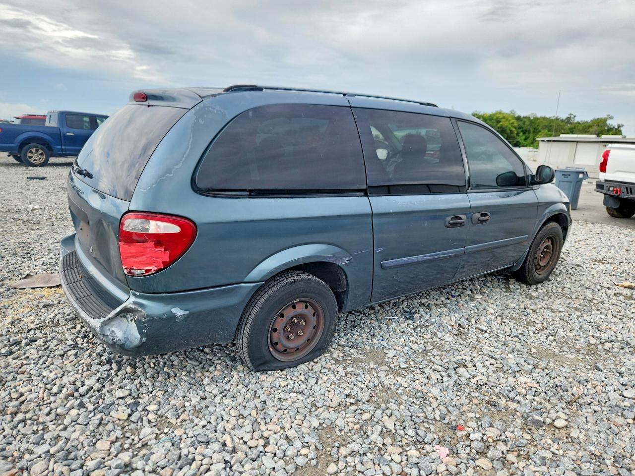 2007 Dodge Grand Caravan Se Teal vin: 1D4GP24R87B136764