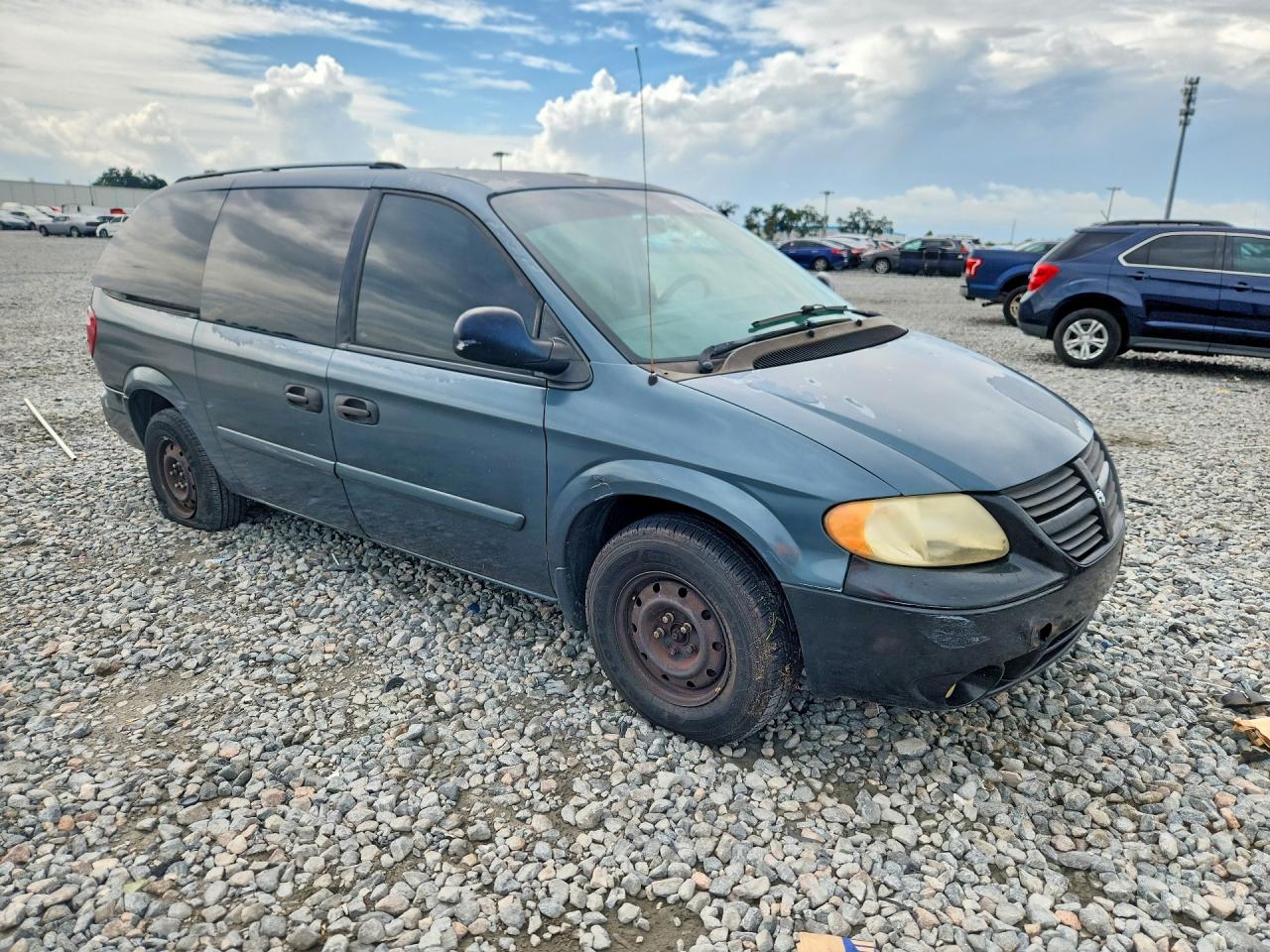 2007 Dodge Grand Caravan Se Teal vin: 1D4GP24R87B136764