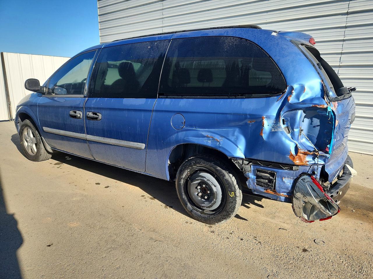 2007 Dodge Grand Caravan Se Blue vin: 1D4GP24R87B167240