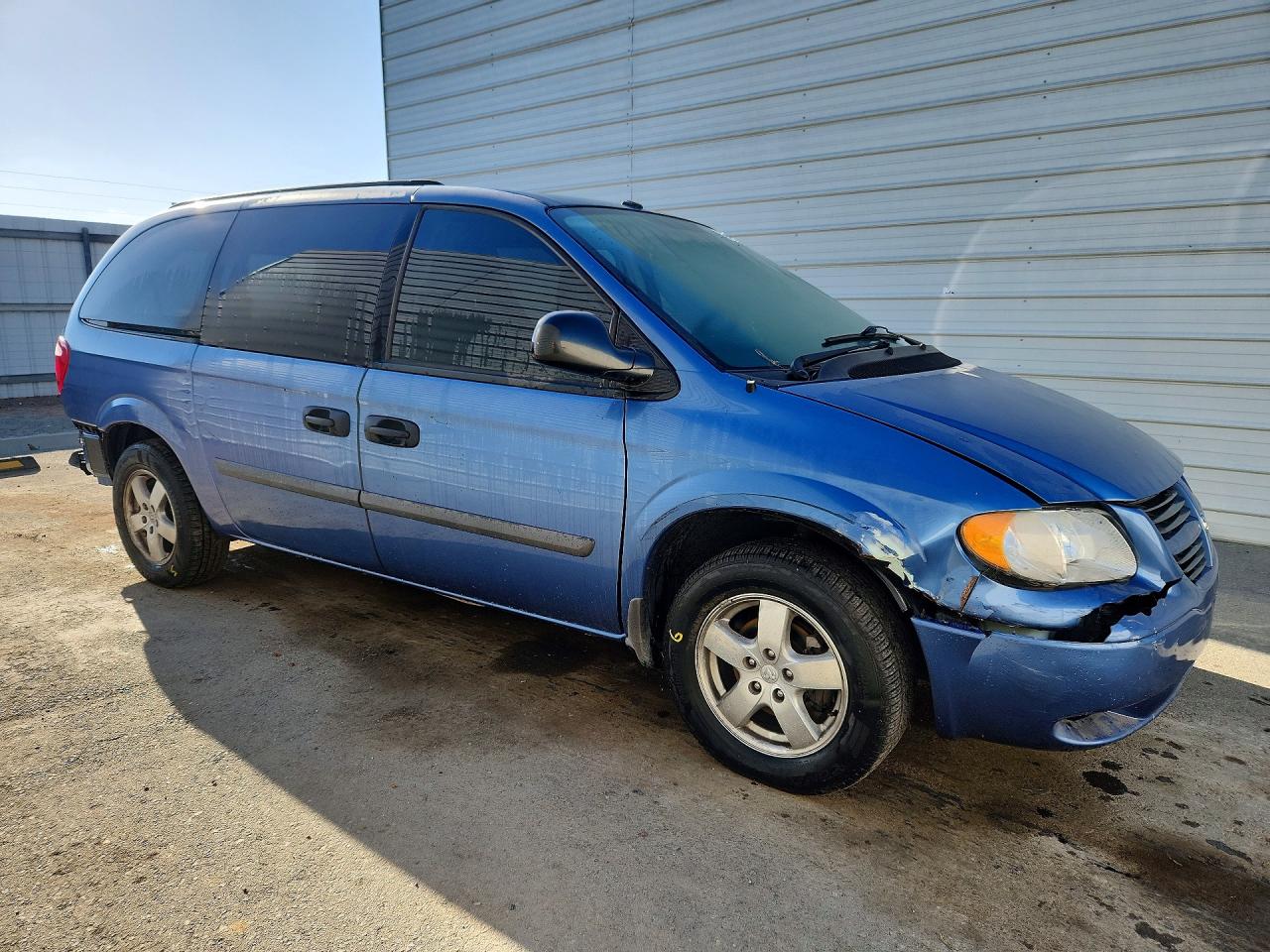 2007 Dodge Grand Caravan Se Blue vin: 1D4GP24R87B167240