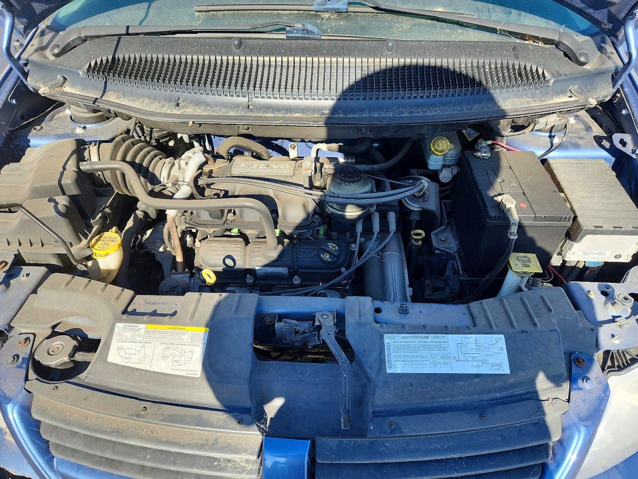 2007 Dodge Grand Caravan Se Blue vin: 1D4GP24R87B167240