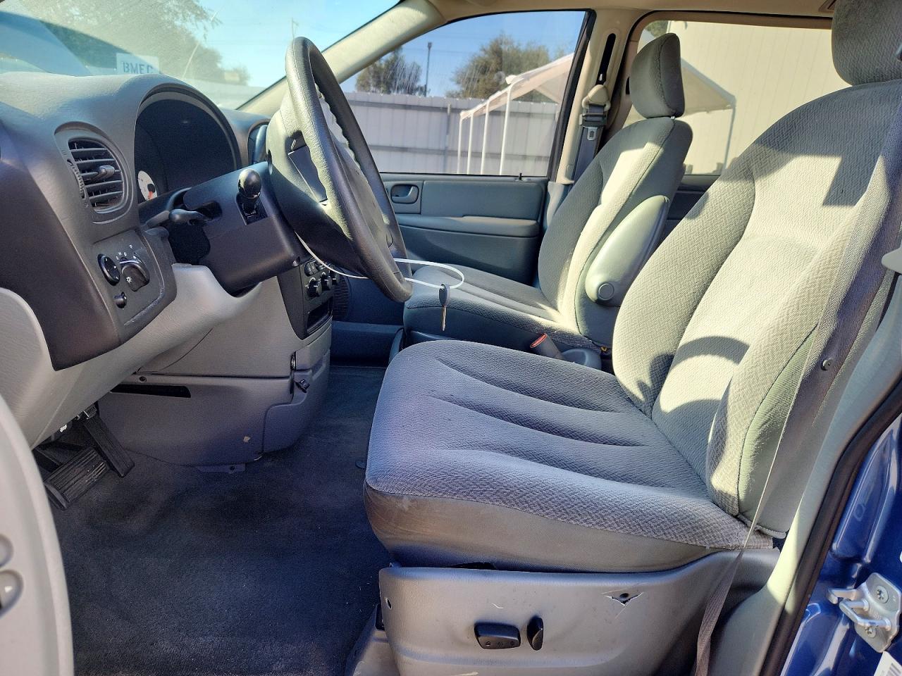 2007 Dodge Grand Caravan Se Blue vin: 1D4GP24R87B167240