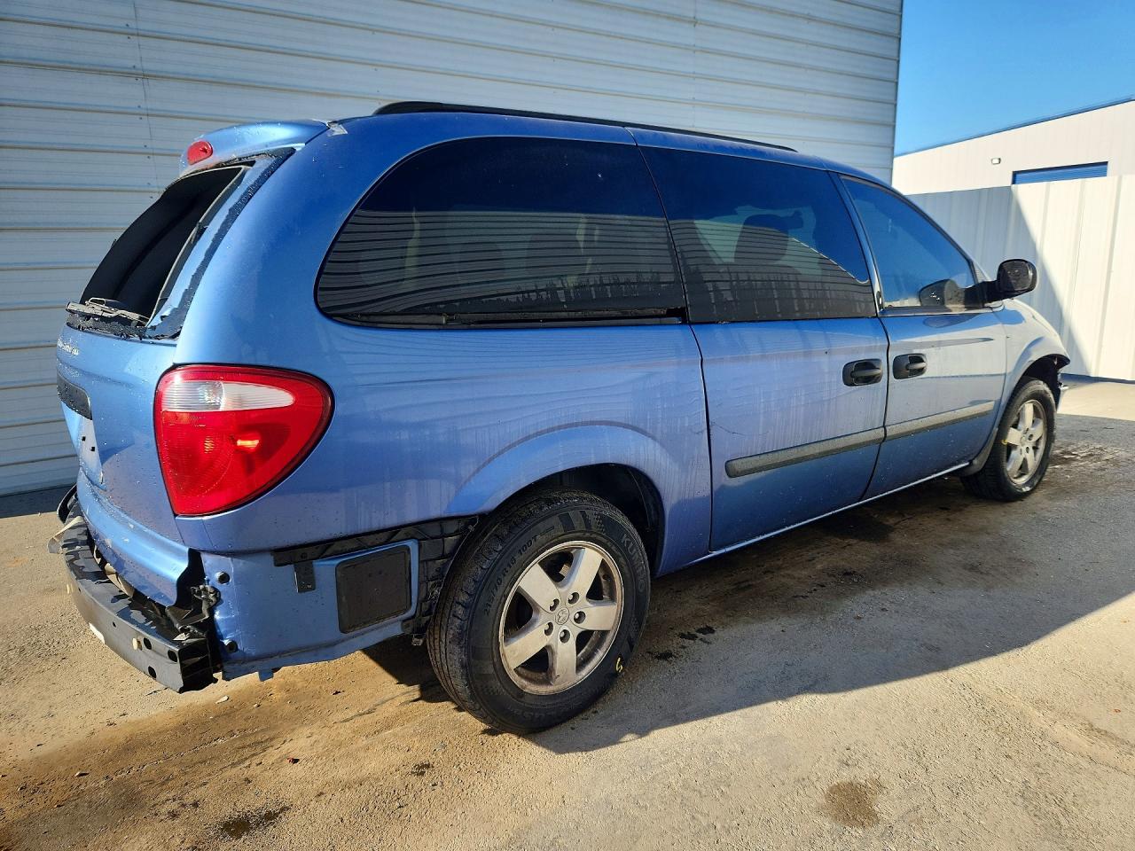 2007 Dodge Grand Caravan Se Blue vin: 1D4GP24R87B167240