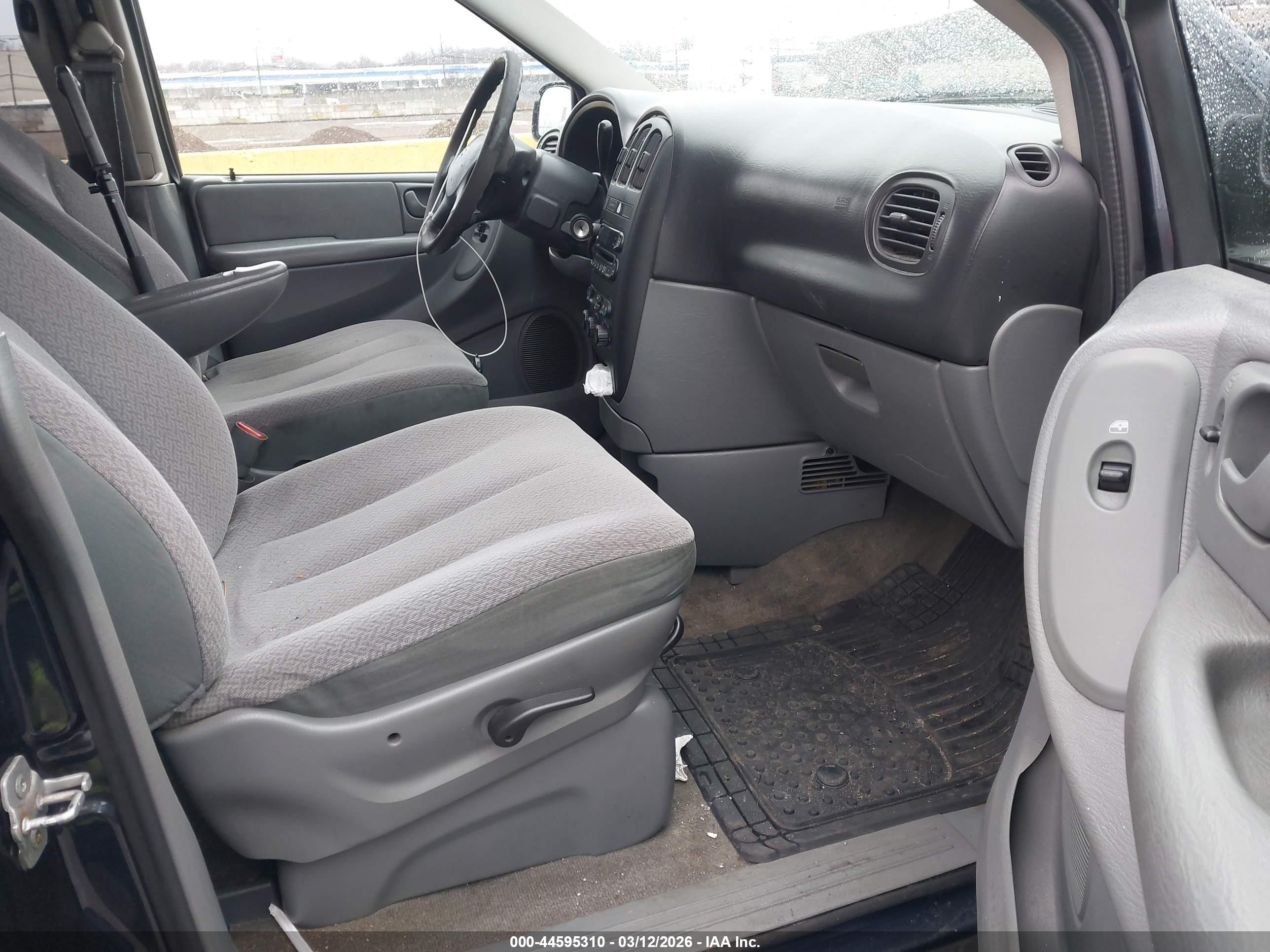 2007 Dodge Grand Caravan Se Blue vin: 1D4GP24R87B177850