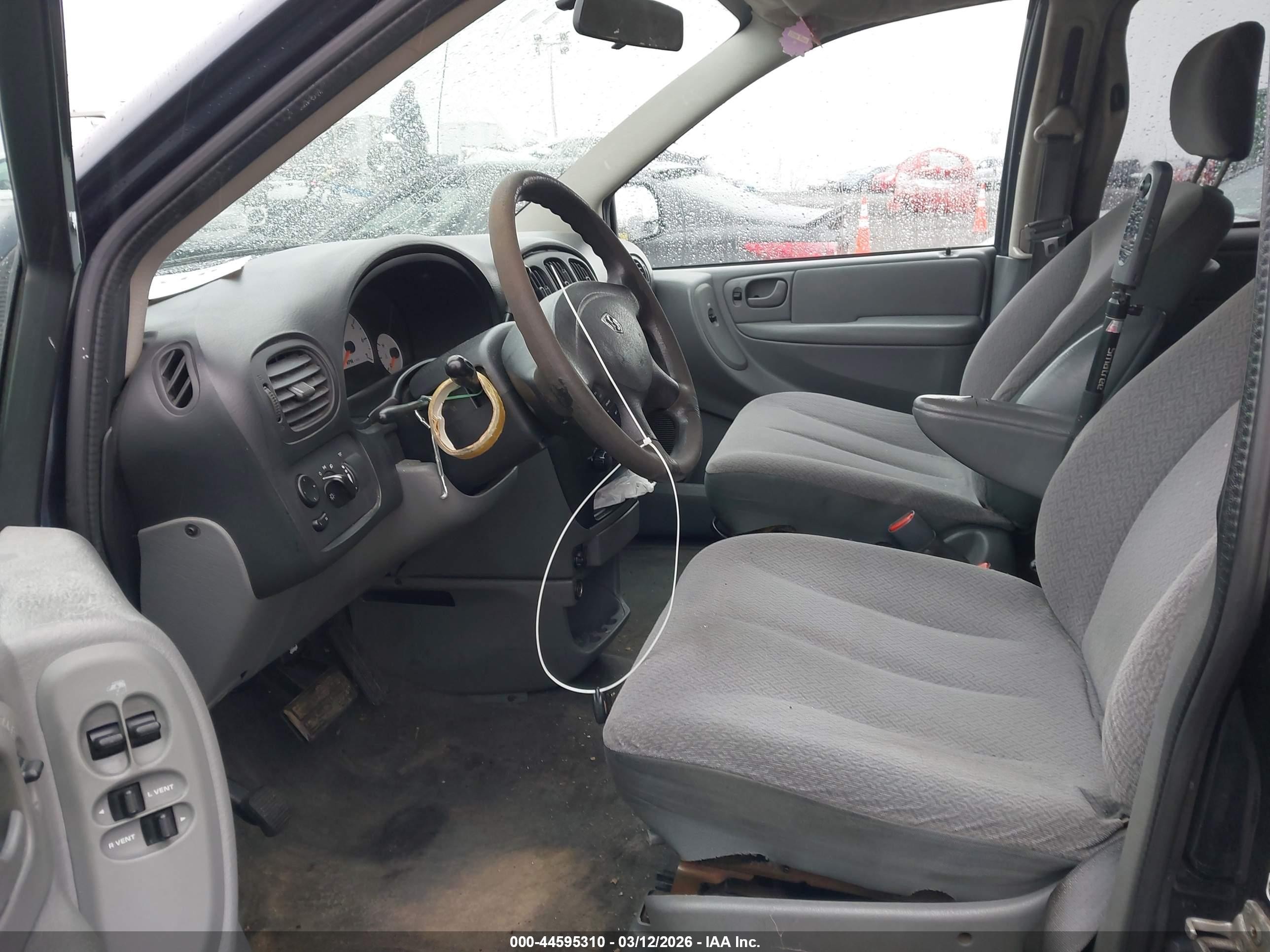 2007 Dodge Grand Caravan Se Blue vin: 1D4GP24R87B177850