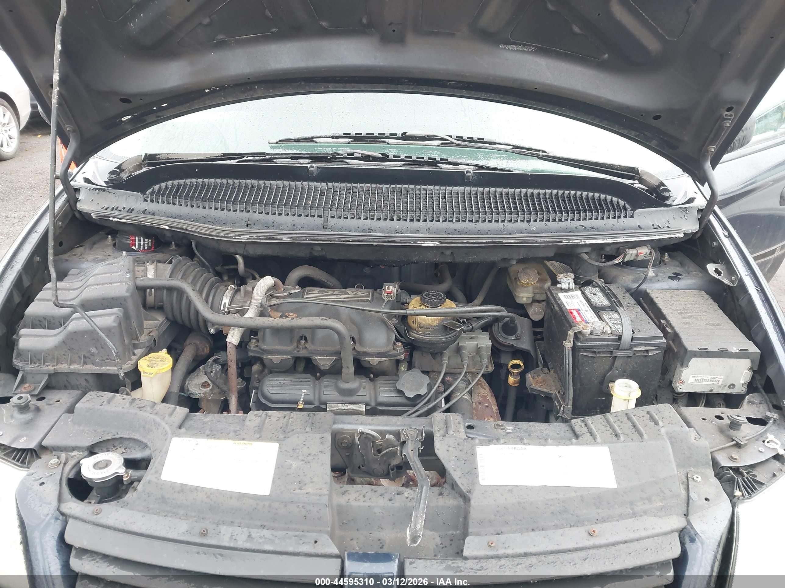 2007 Dodge Grand Caravan Se Blue vin: 1D4GP24R87B177850