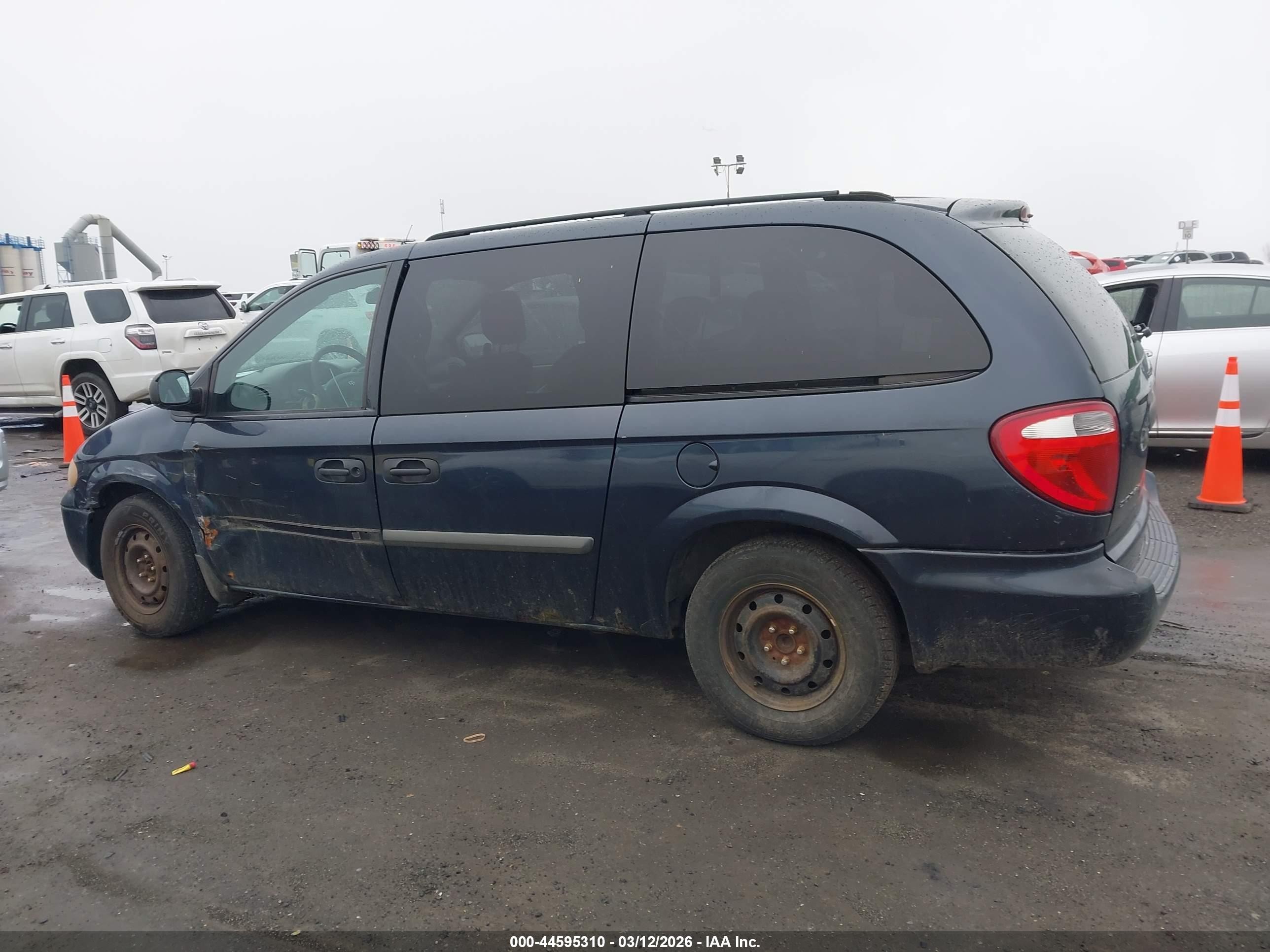2007 Dodge Grand Caravan Se Blue vin: 1D4GP24R87B177850