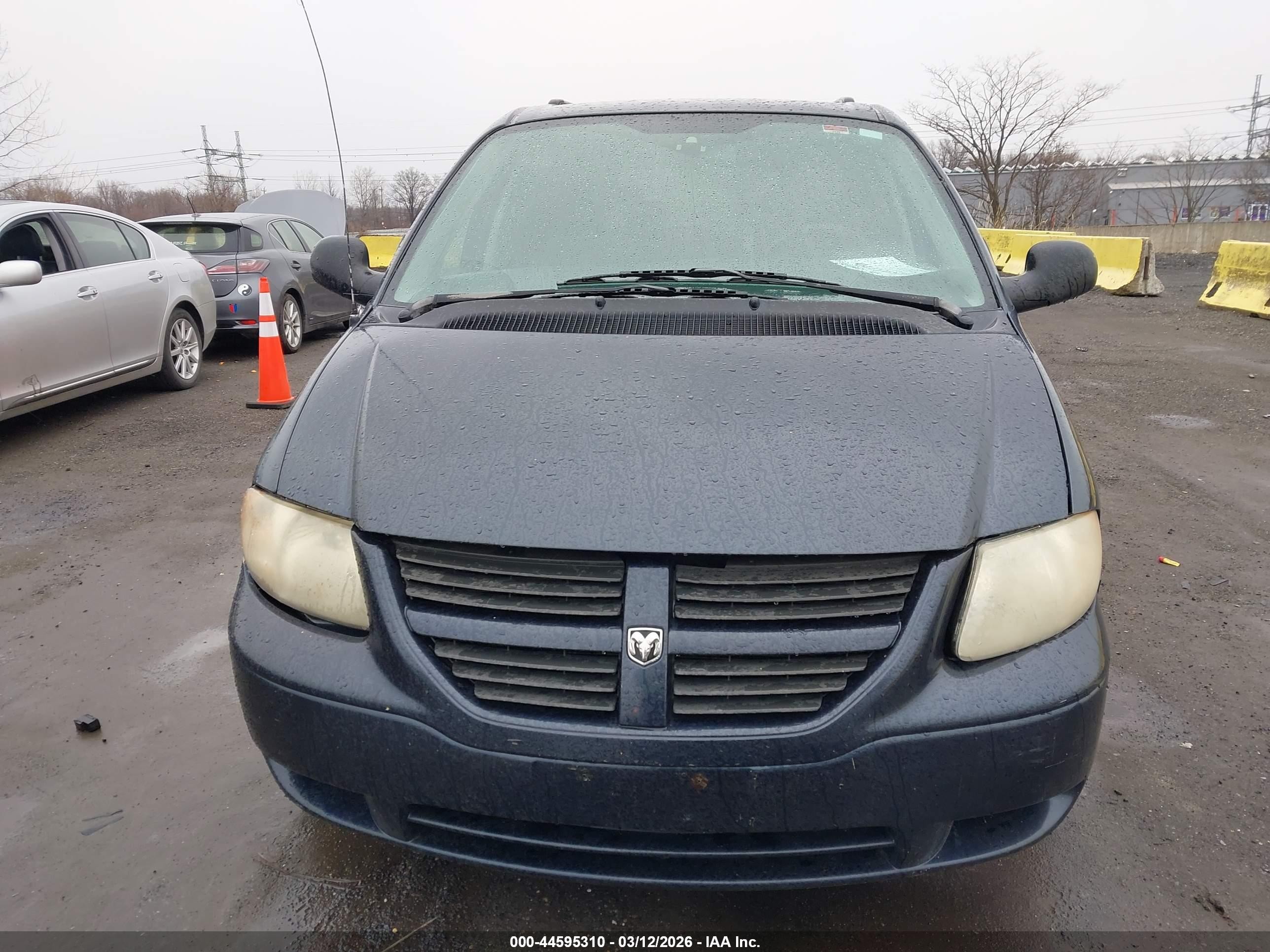 2007 Dodge Grand Caravan Se Blue vin: 1D4GP24R87B177850