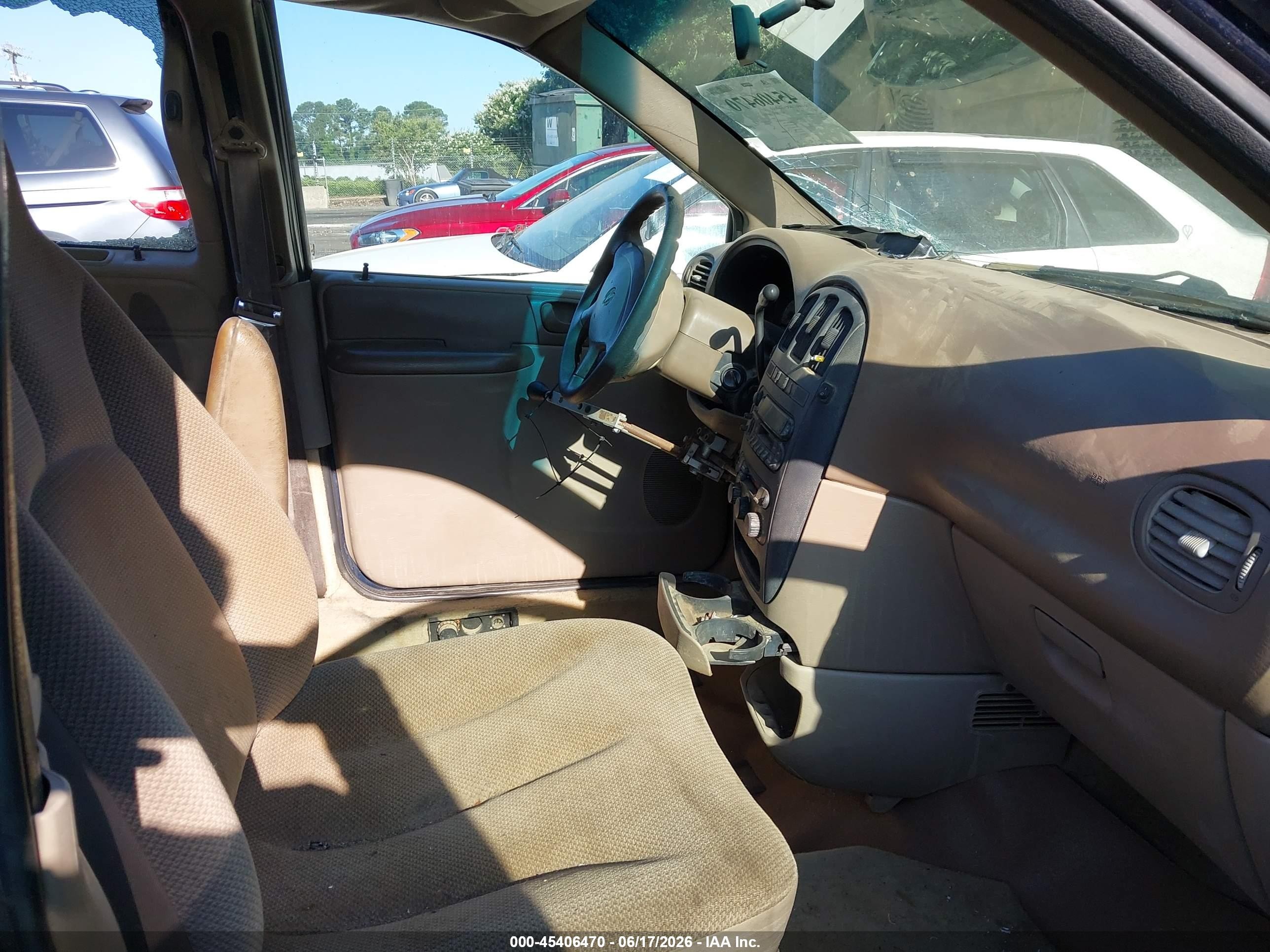 2003 Dodge Grand Caravan Se Blue vin: 1D4GP24R93B330374