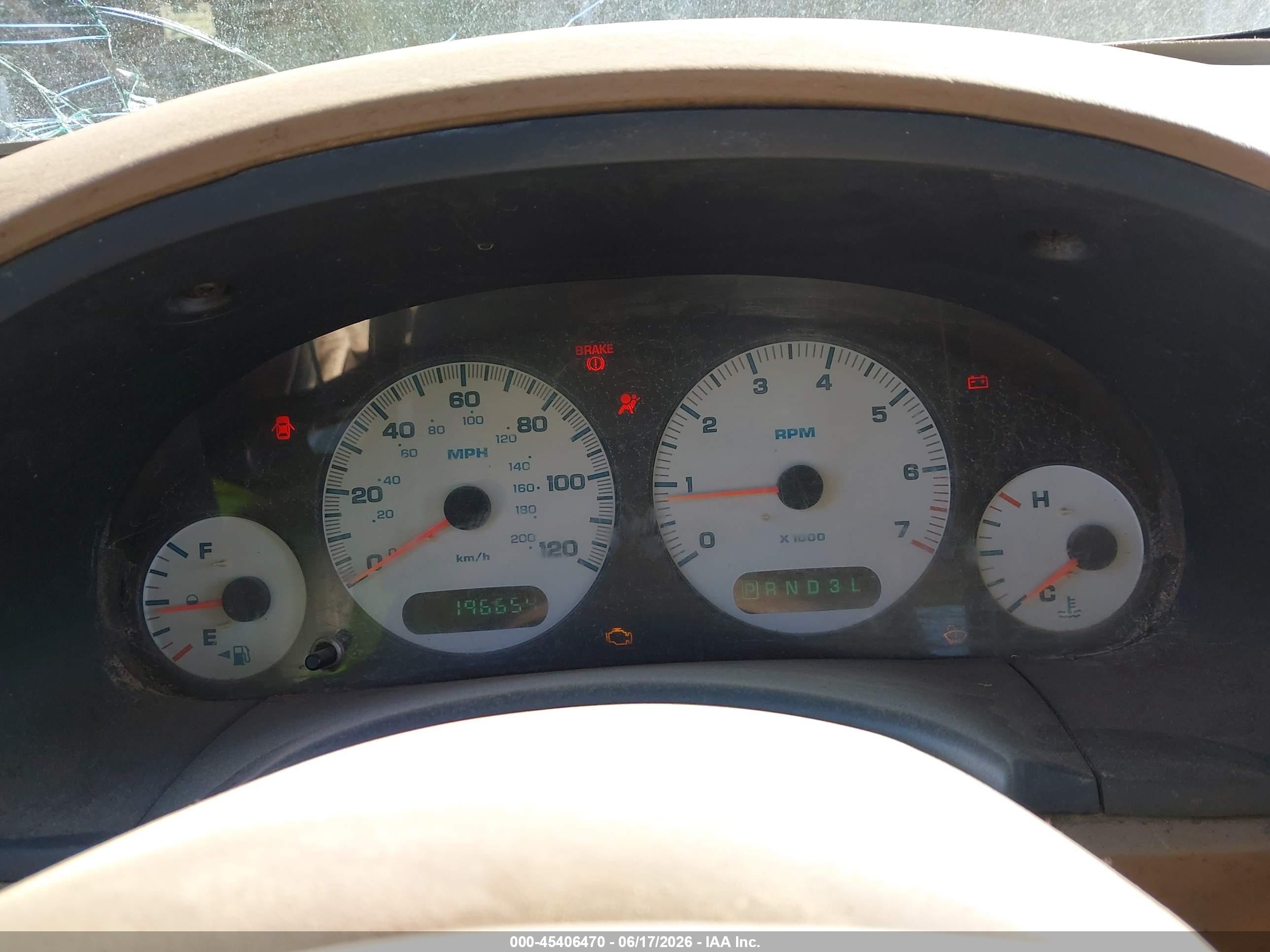 2003 Dodge Grand Caravan Se Blue vin: 1D4GP24R93B330374