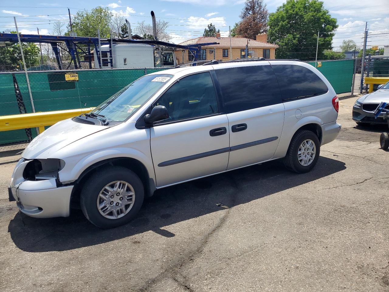 2004 Dodge Grand Caravan Se Gray vin: 1D4GP24R94B502968