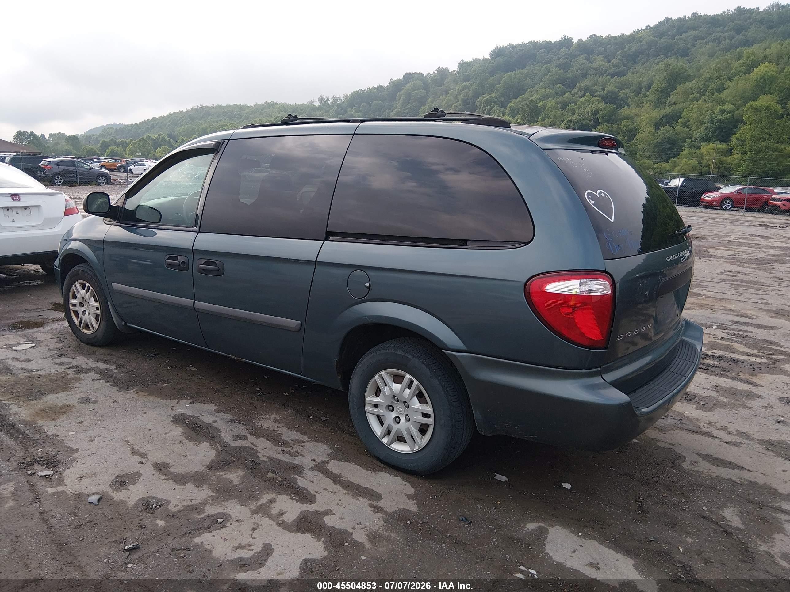 2005 Dodge Caravan Se Blue vin: 1D4GP24R95B161668