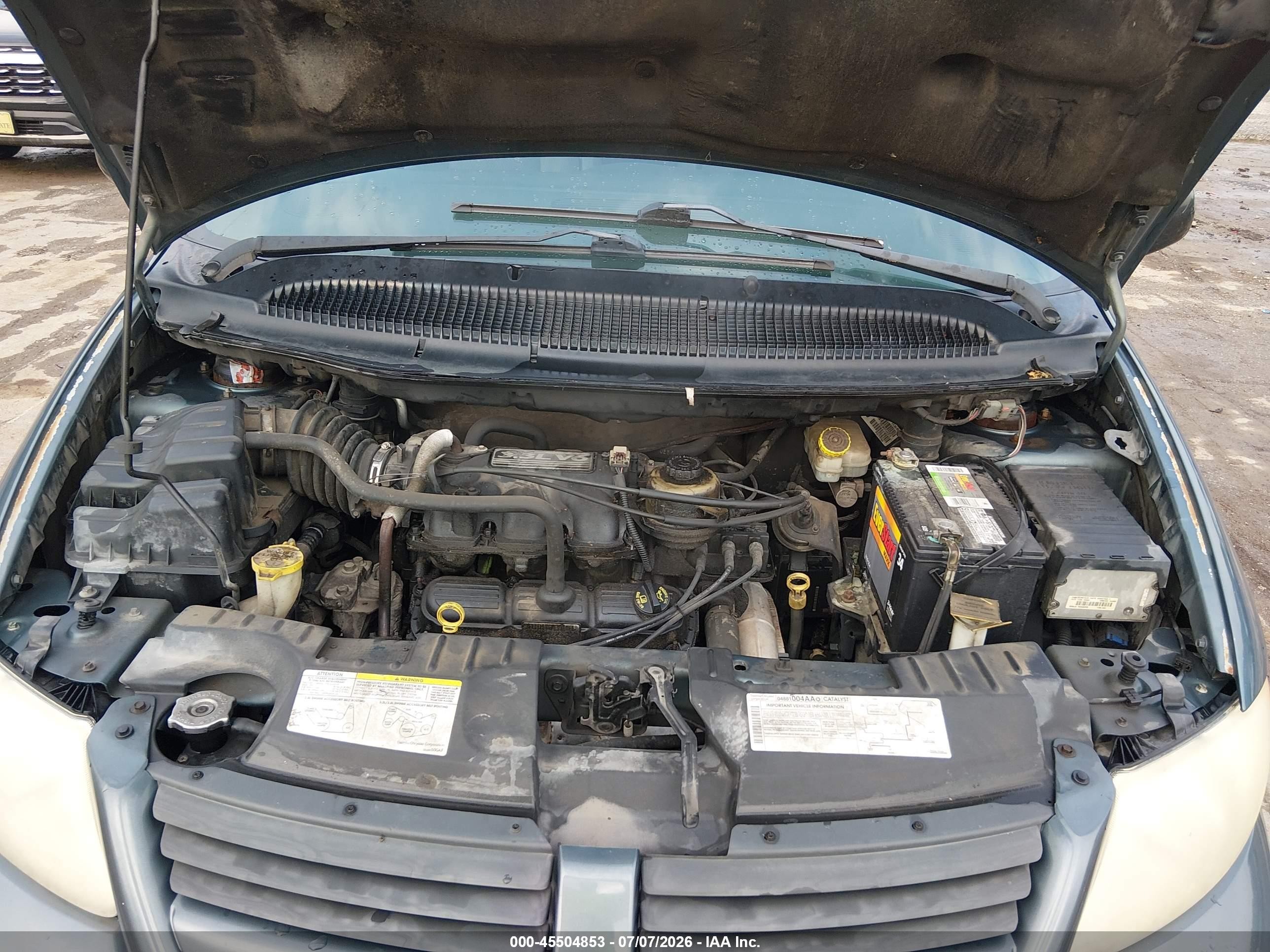 2005 Dodge Caravan Se Blue vin: 1D4GP24R95B161668