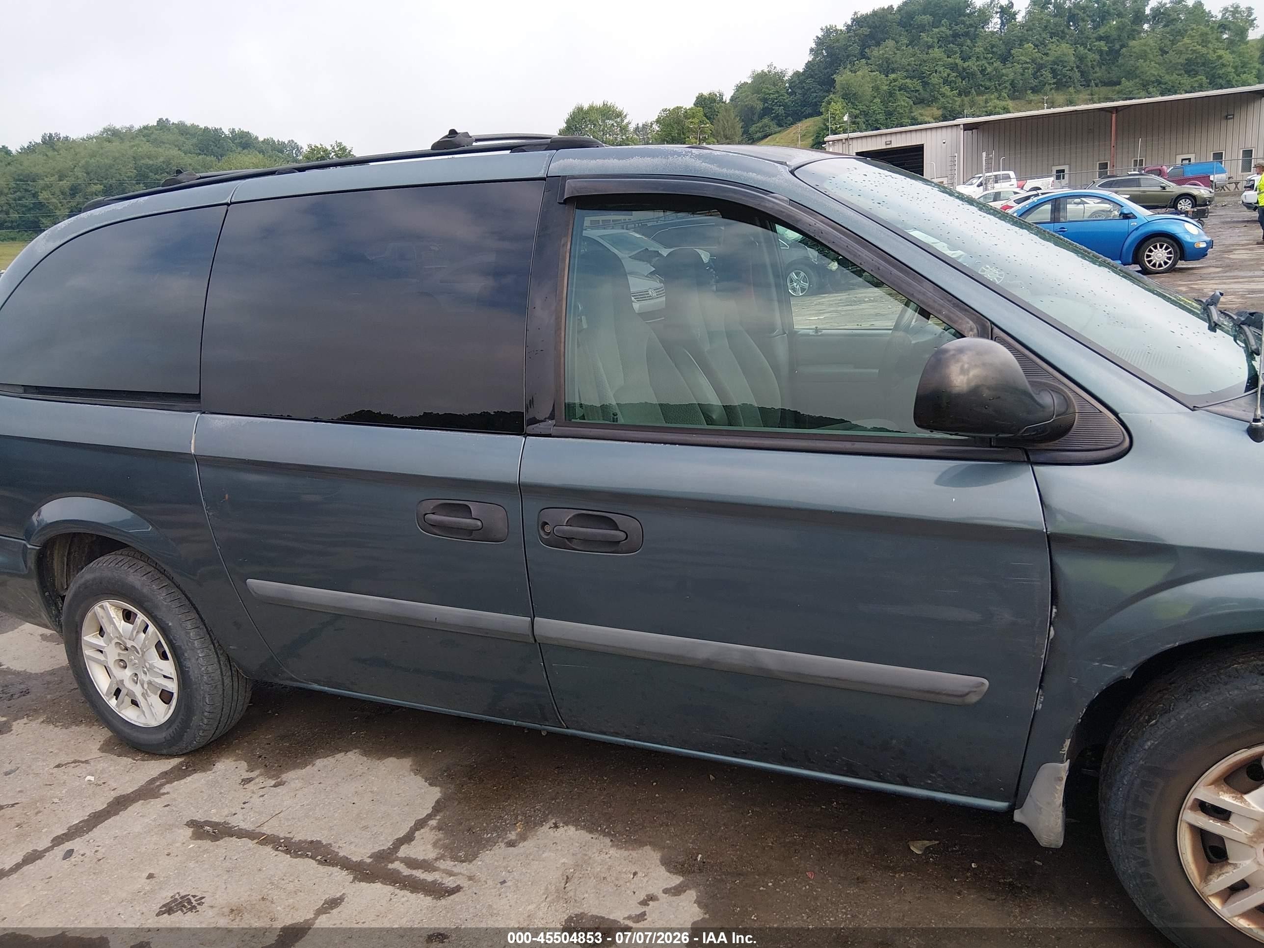 2005 Dodge Caravan Se Blue vin: 1D4GP24R95B161668