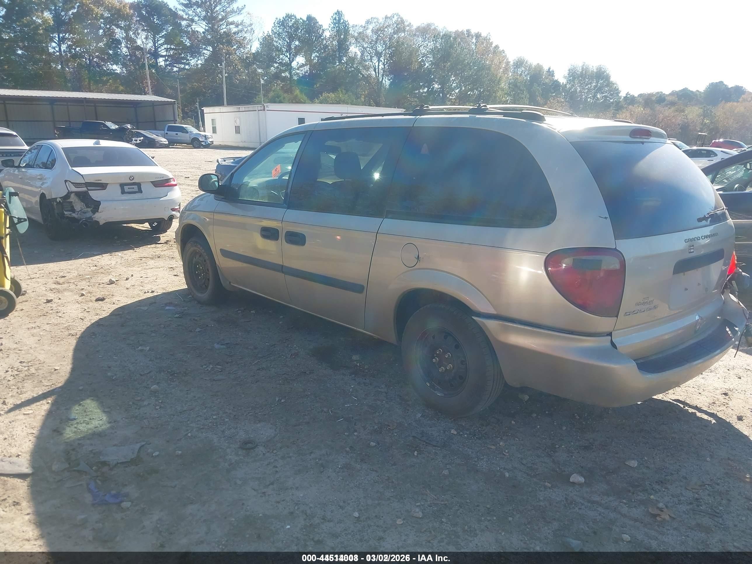 2005 Dodge Grand Caravan Se Gold vin: 1D4GP24R95B342804