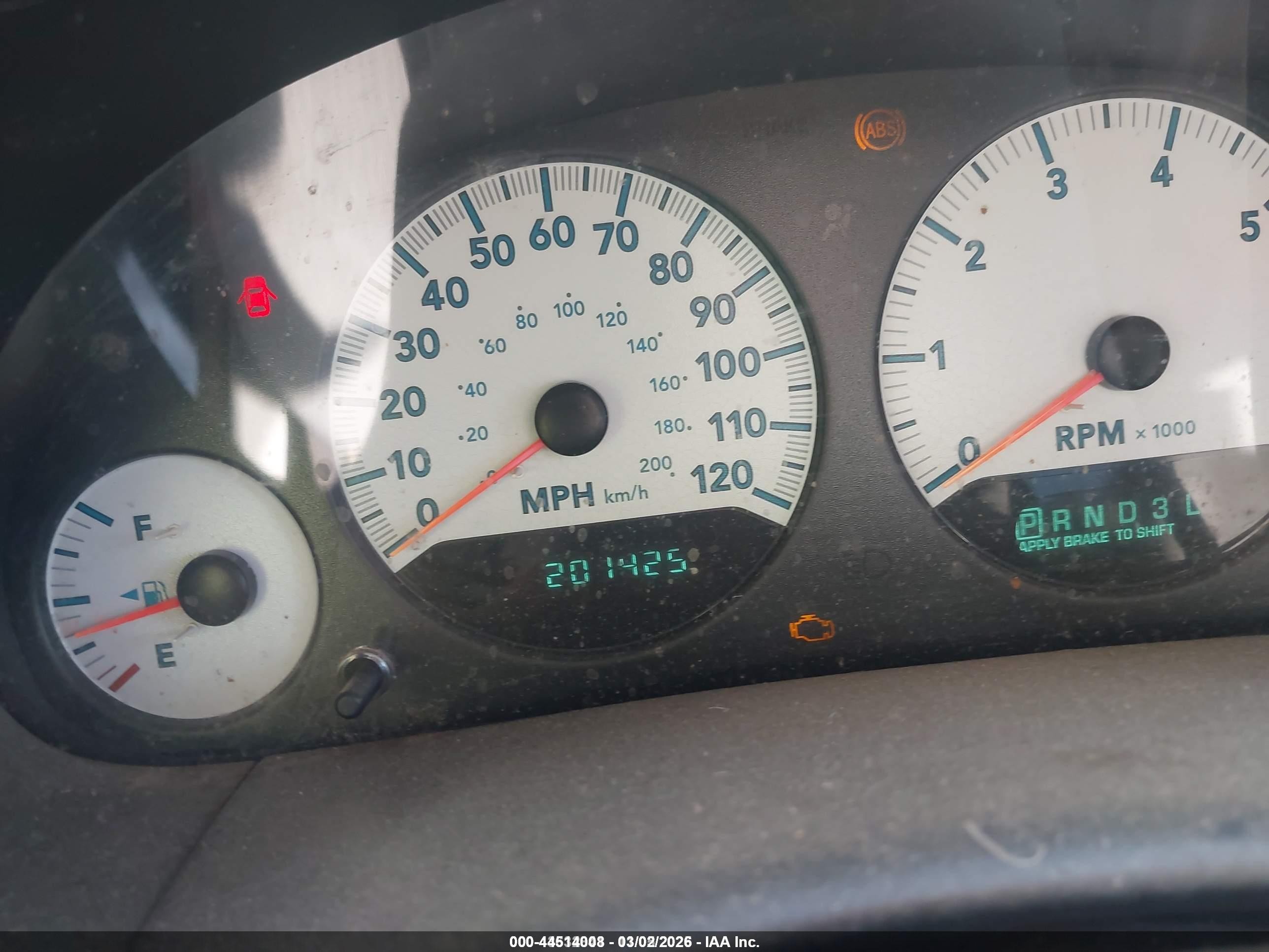 2005 Dodge Grand Caravan Se Gold vin: 1D4GP24R95B342804