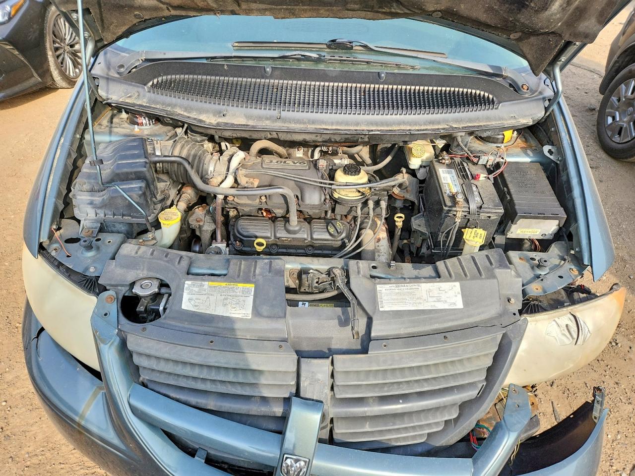 2007 Dodge Grand Caravan Se Teal vin: 1D4GP24R97B170583