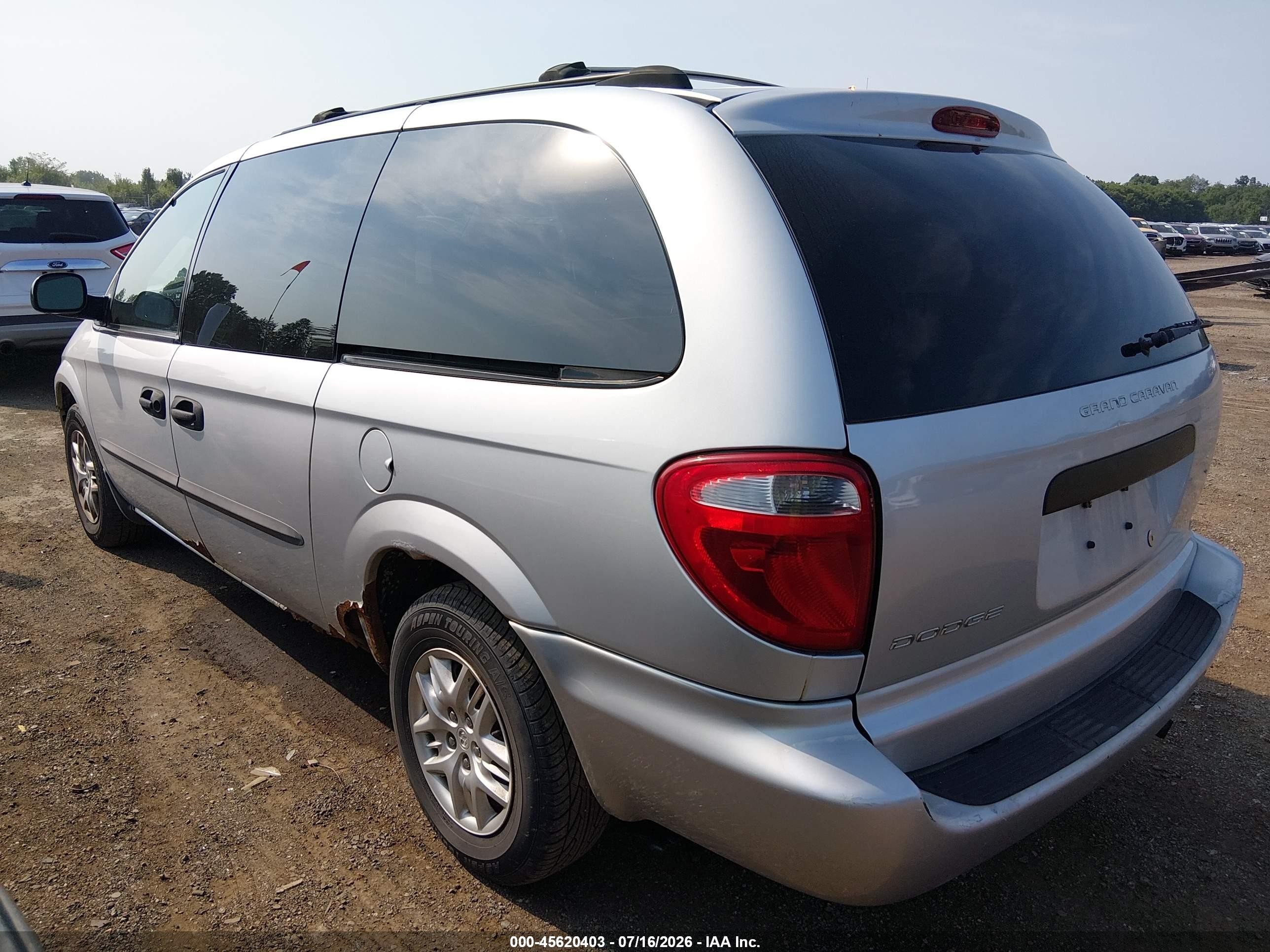 2004 Dodge Grand Caravan Se Silver vin: 1D4GP24RX4B517253
