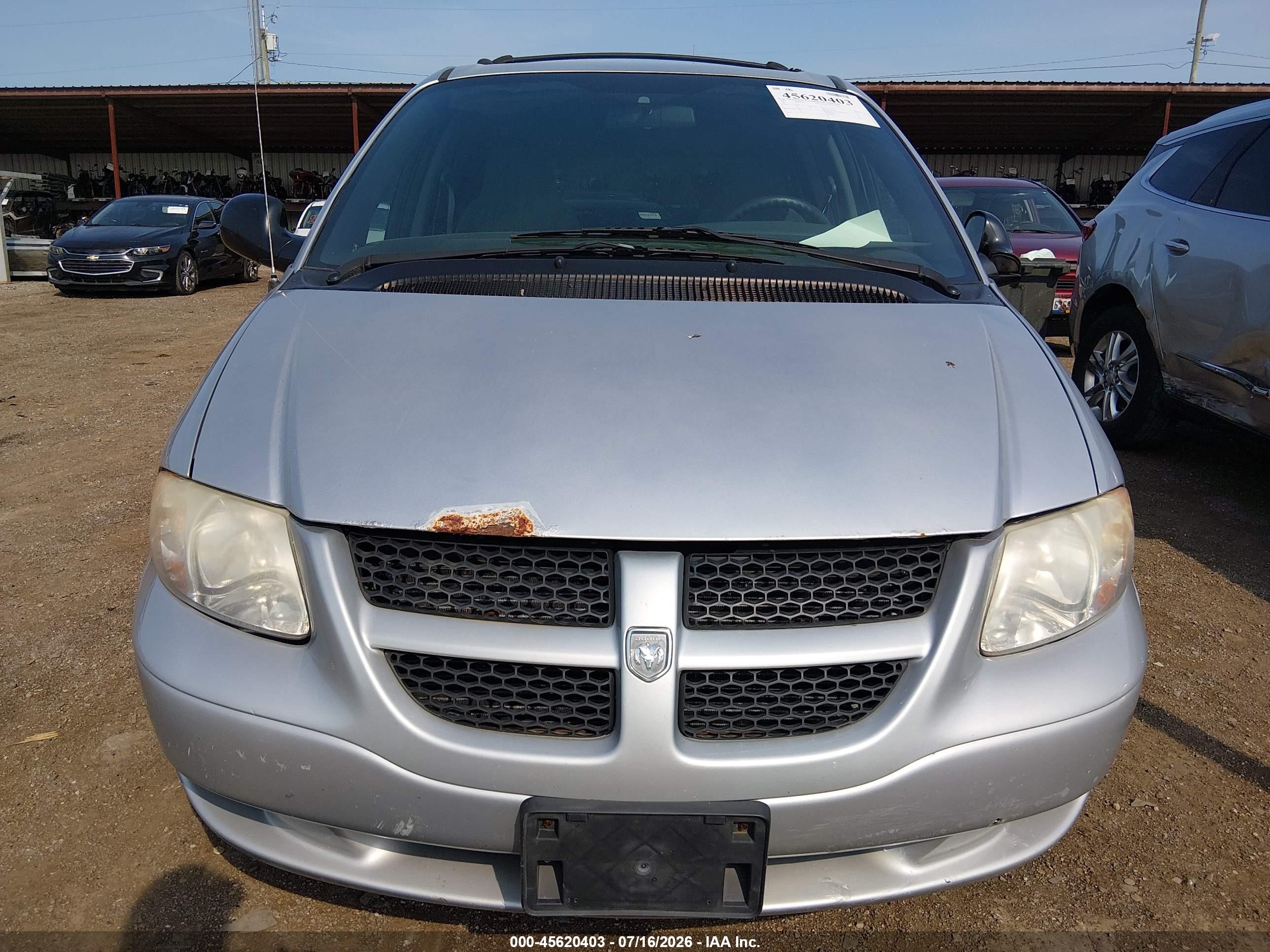 2004 Dodge Grand Caravan Se Silver vin: 1D4GP24RX4B517253