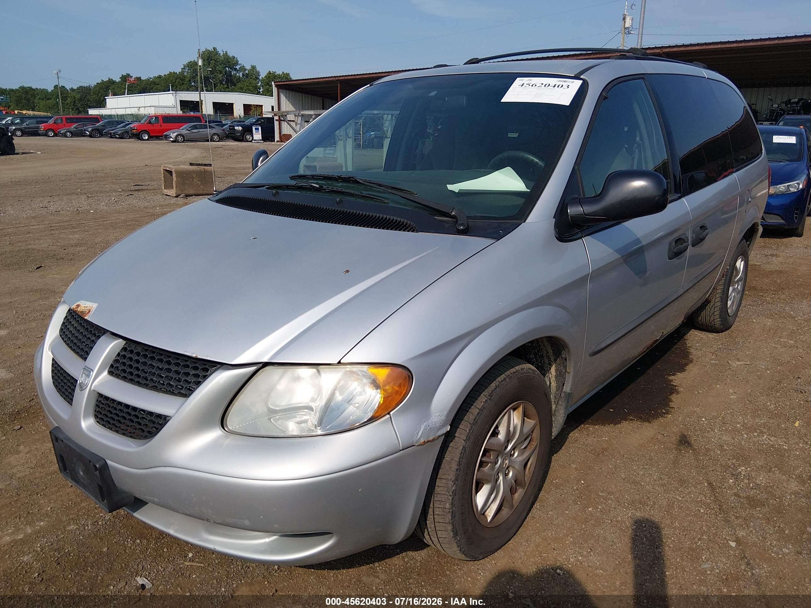 2004 Dodge Grand Caravan Se Silver vin: 1D4GP24RX4B517253