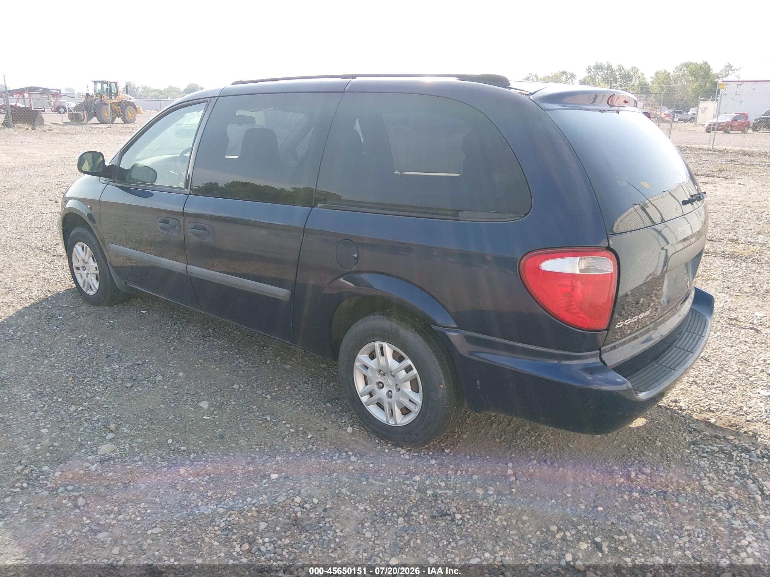 2005 Dodge Caravan Se Blue vin: 1D4GP24RX5B189270