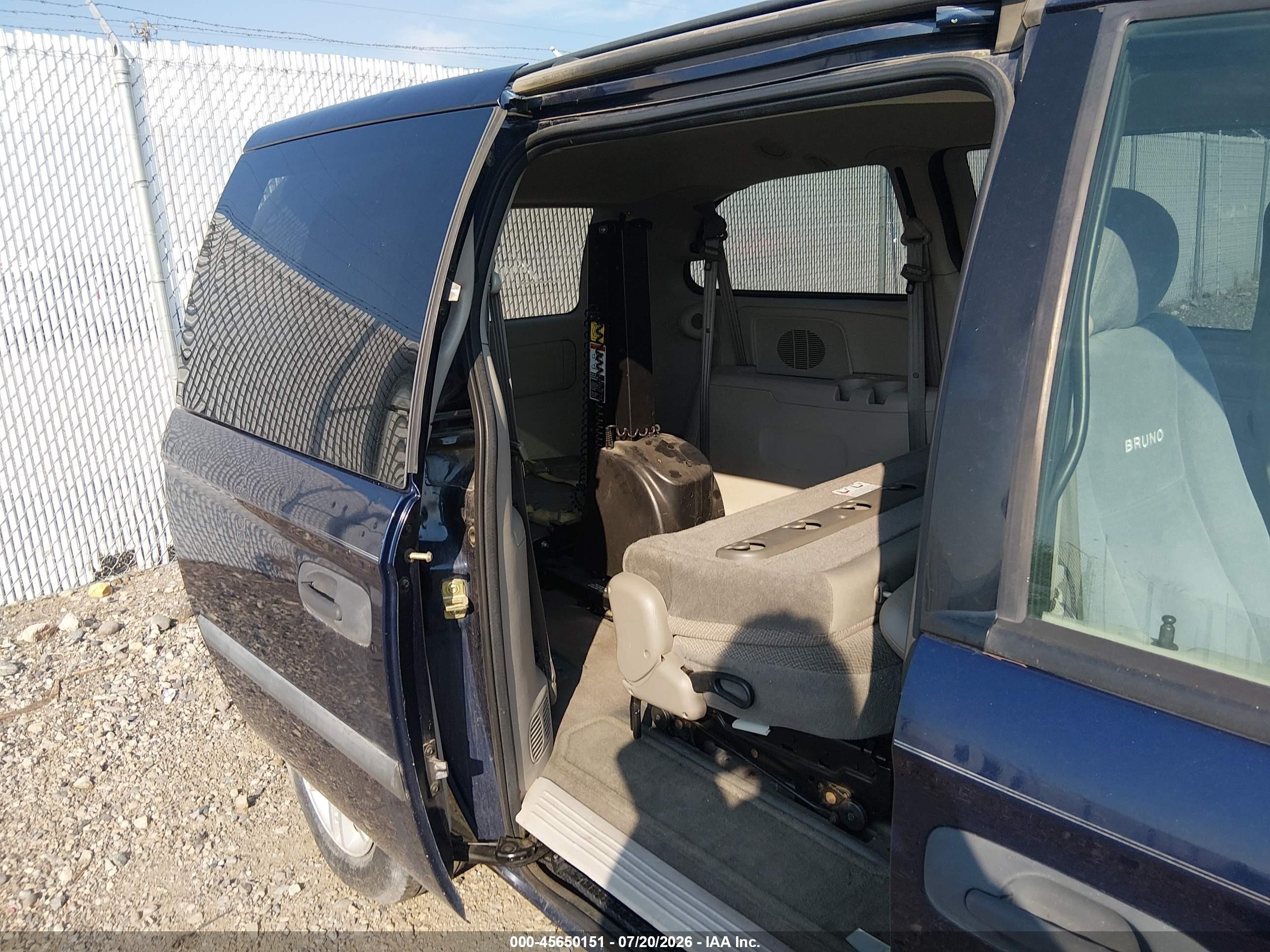 2005 Dodge Caravan Se Blue vin: 1D4GP24RX5B189270