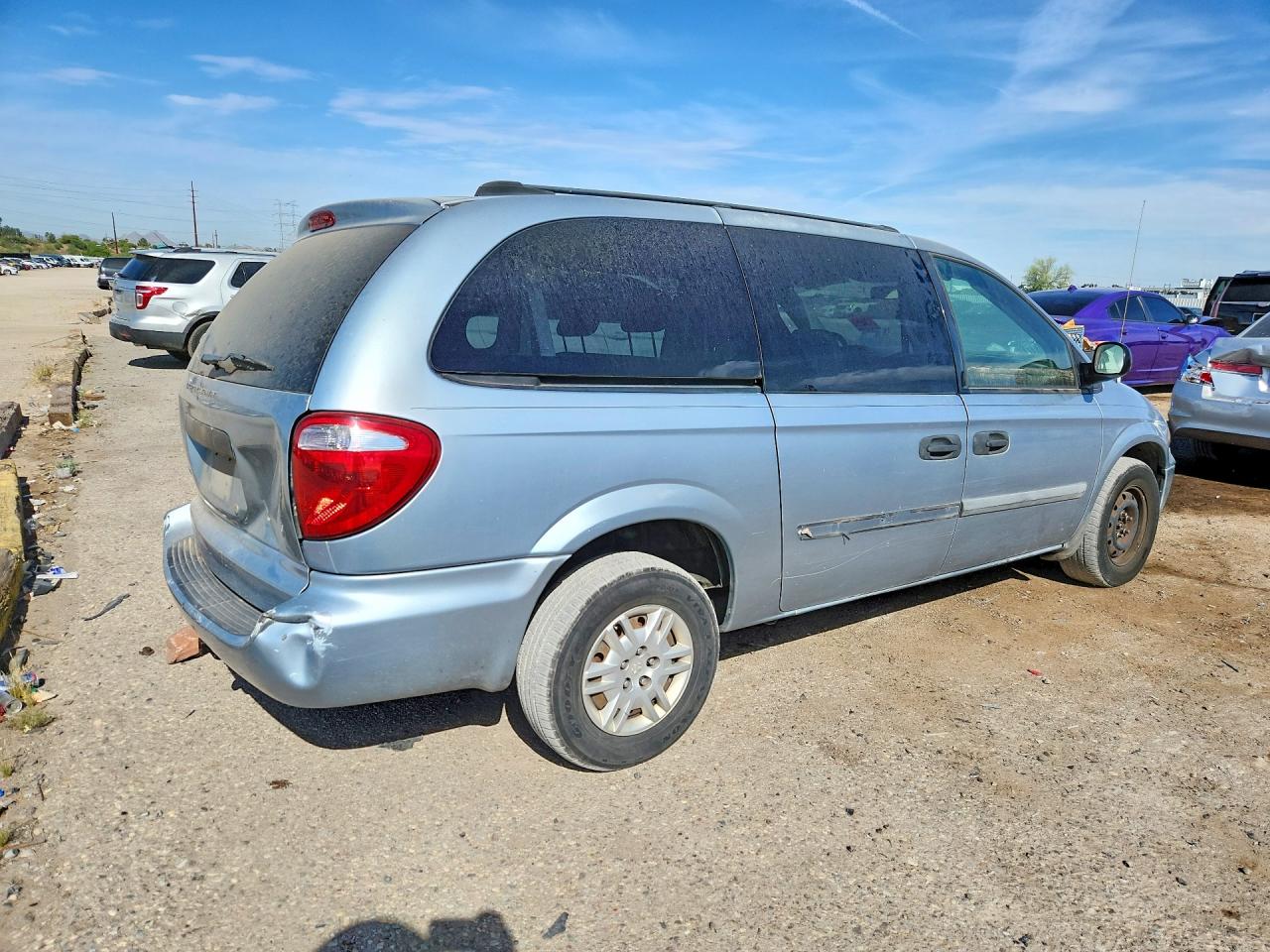 2005 Dodge Grand Caravan Se Blue vin: 1D4GP24RX5B259057