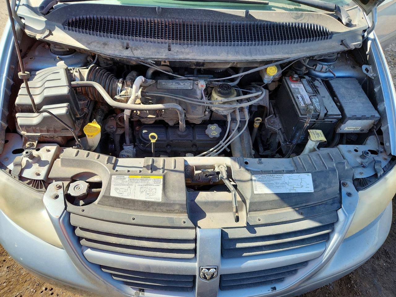 2005 Dodge Grand Caravan Se Blue vin: 1D4GP24RX5B259057