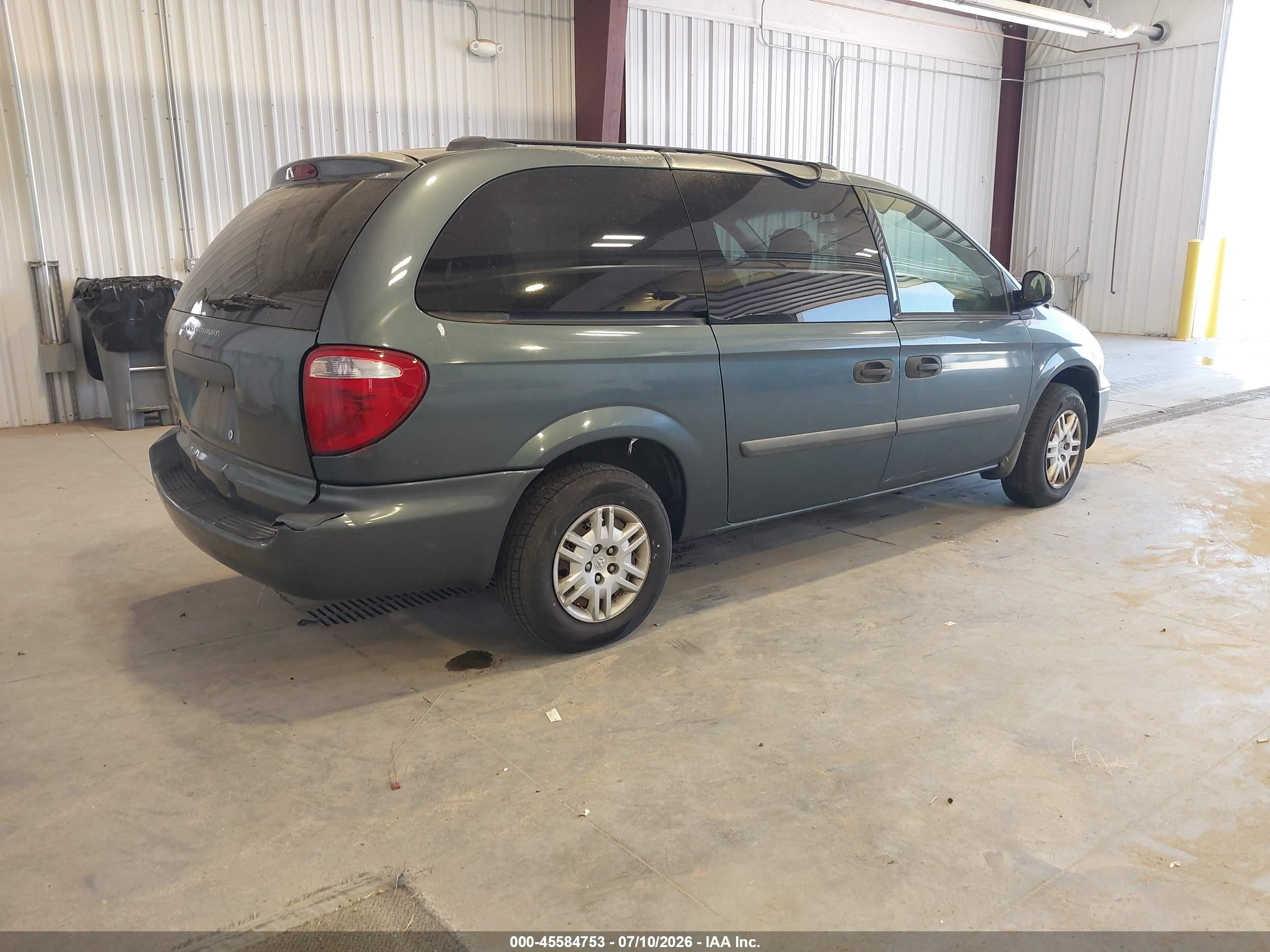 2005 Dodge Caravan Se Green vin: 1D4GP24RX5B272374