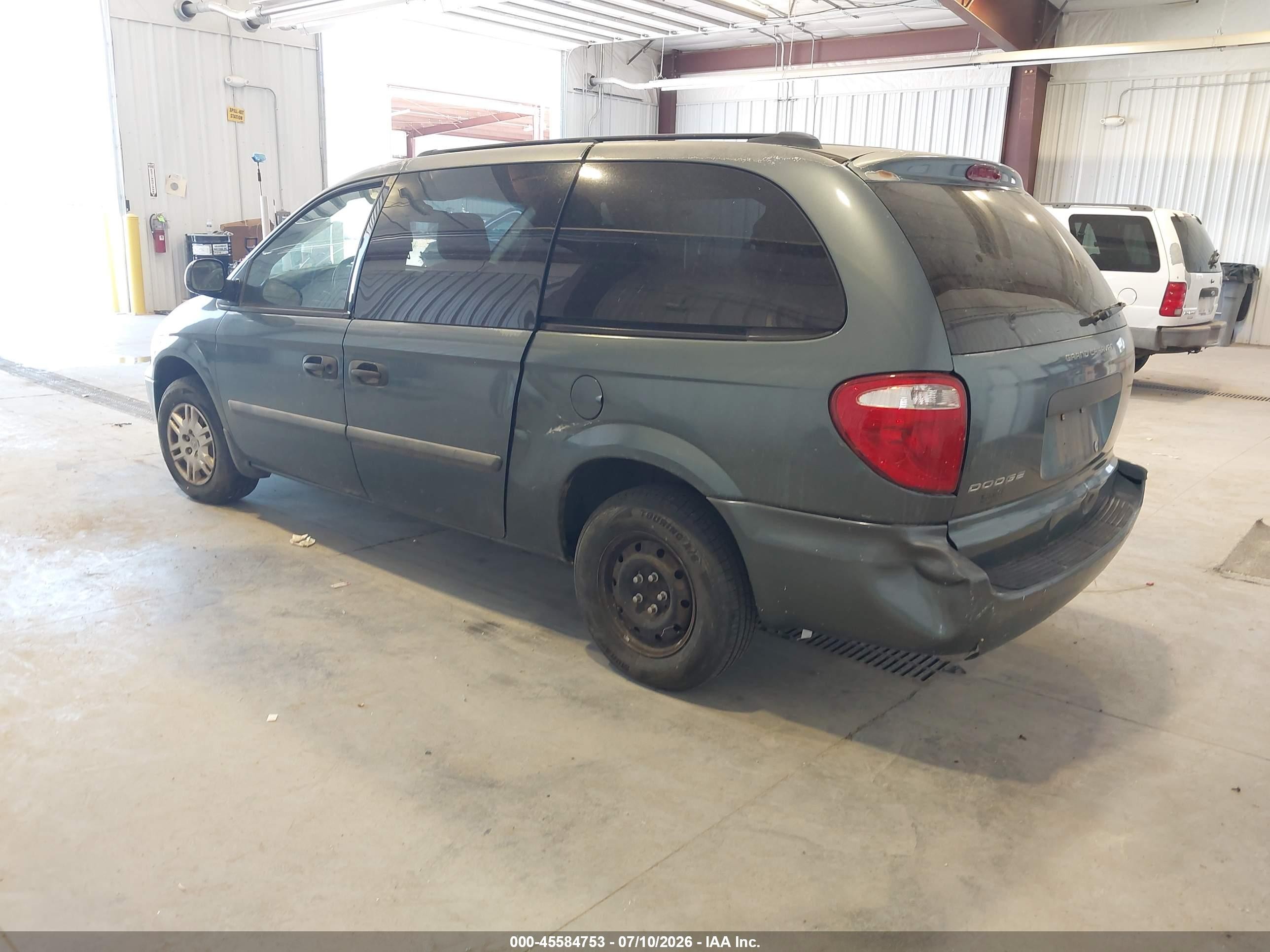 2005 Dodge Caravan Se Green vin: 1D4GP24RX5B272374