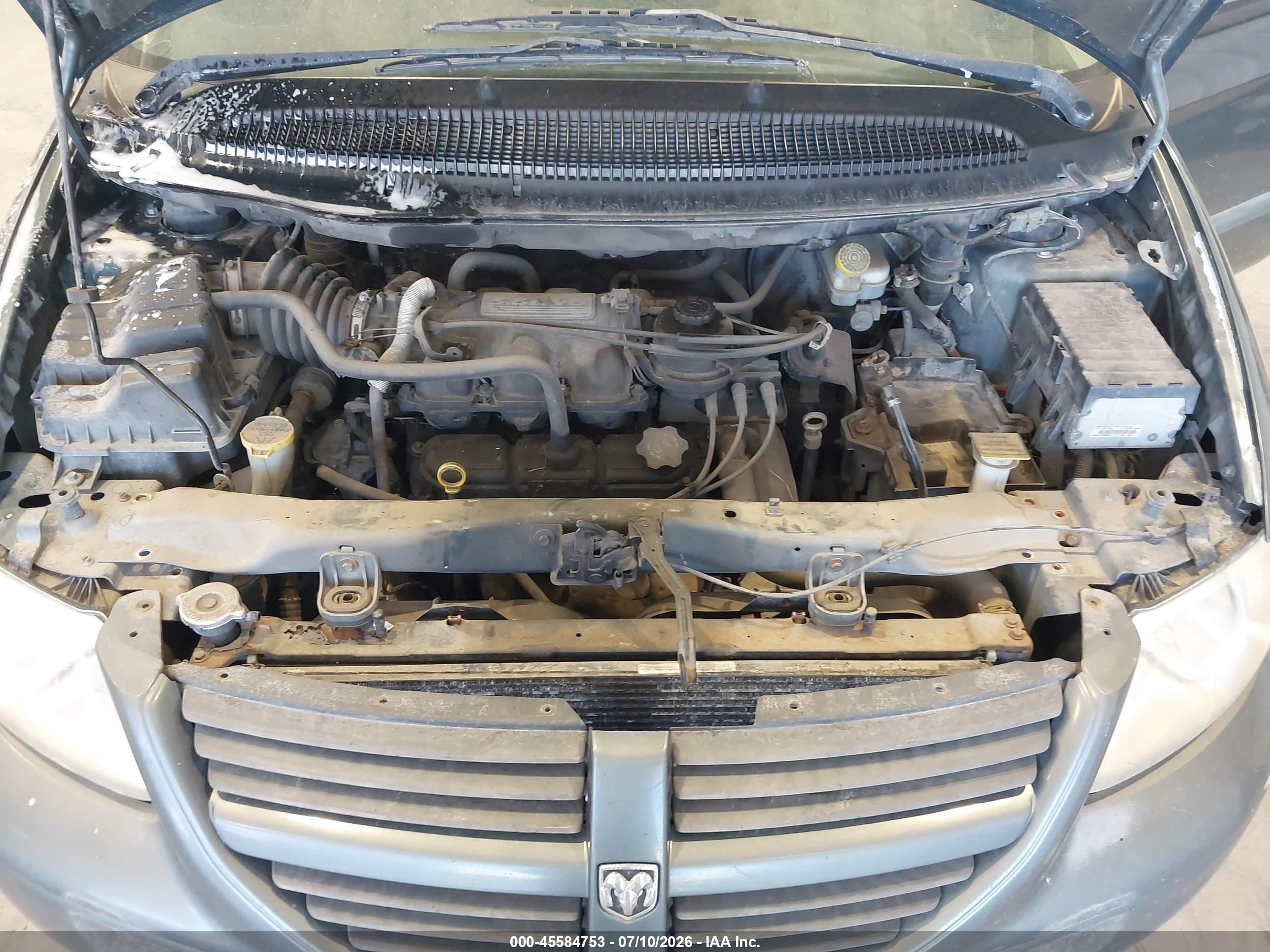 2005 Dodge Caravan Se Green vin: 1D4GP24RX5B272374