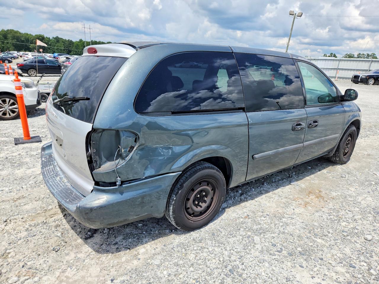 2005 Dodge Grand Caravan Se Blue vin: 1D4GP24RX5B350555