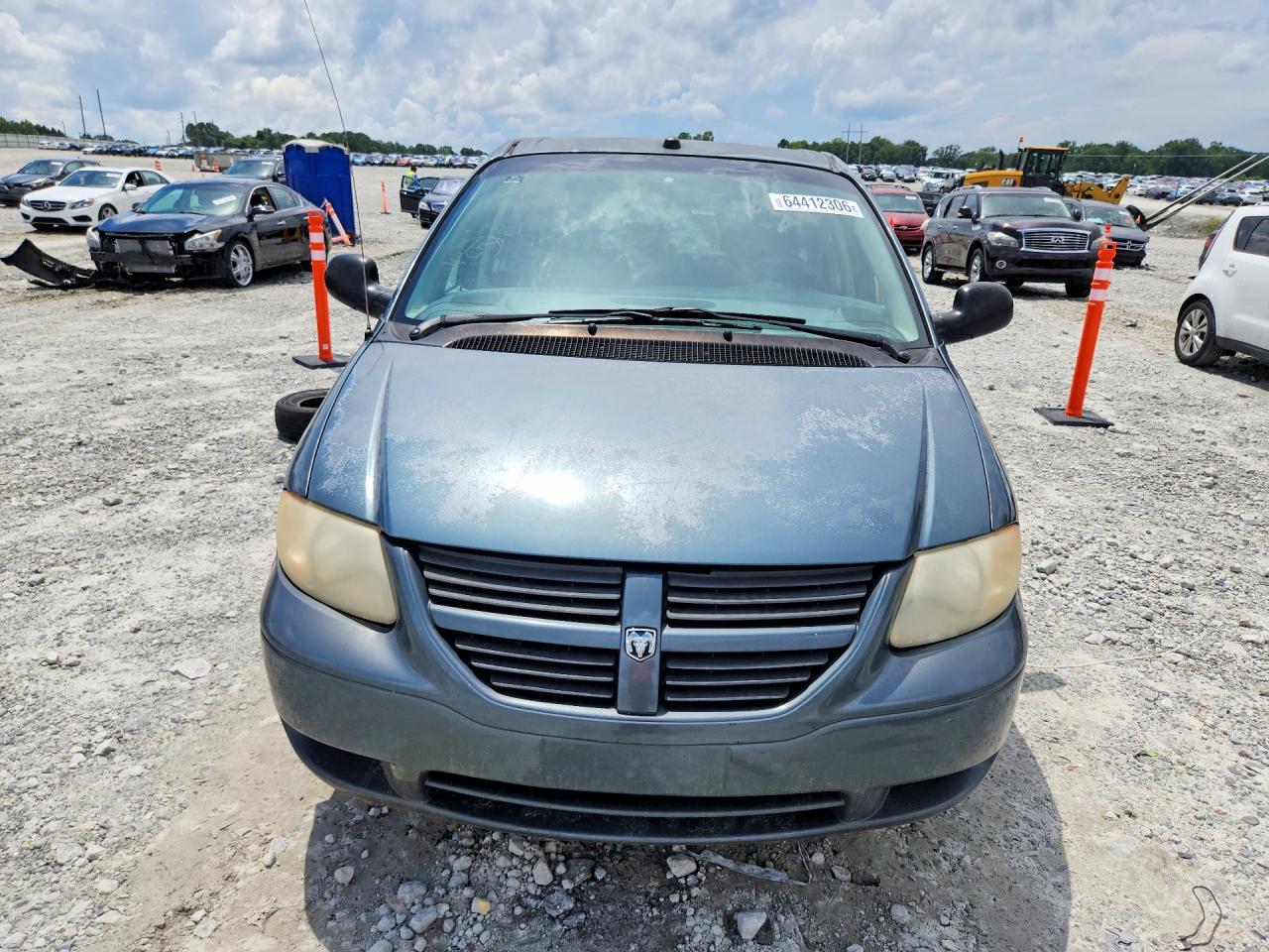 2005 Dodge Grand Caravan Se Blue vin: 1D4GP24RX5B350555