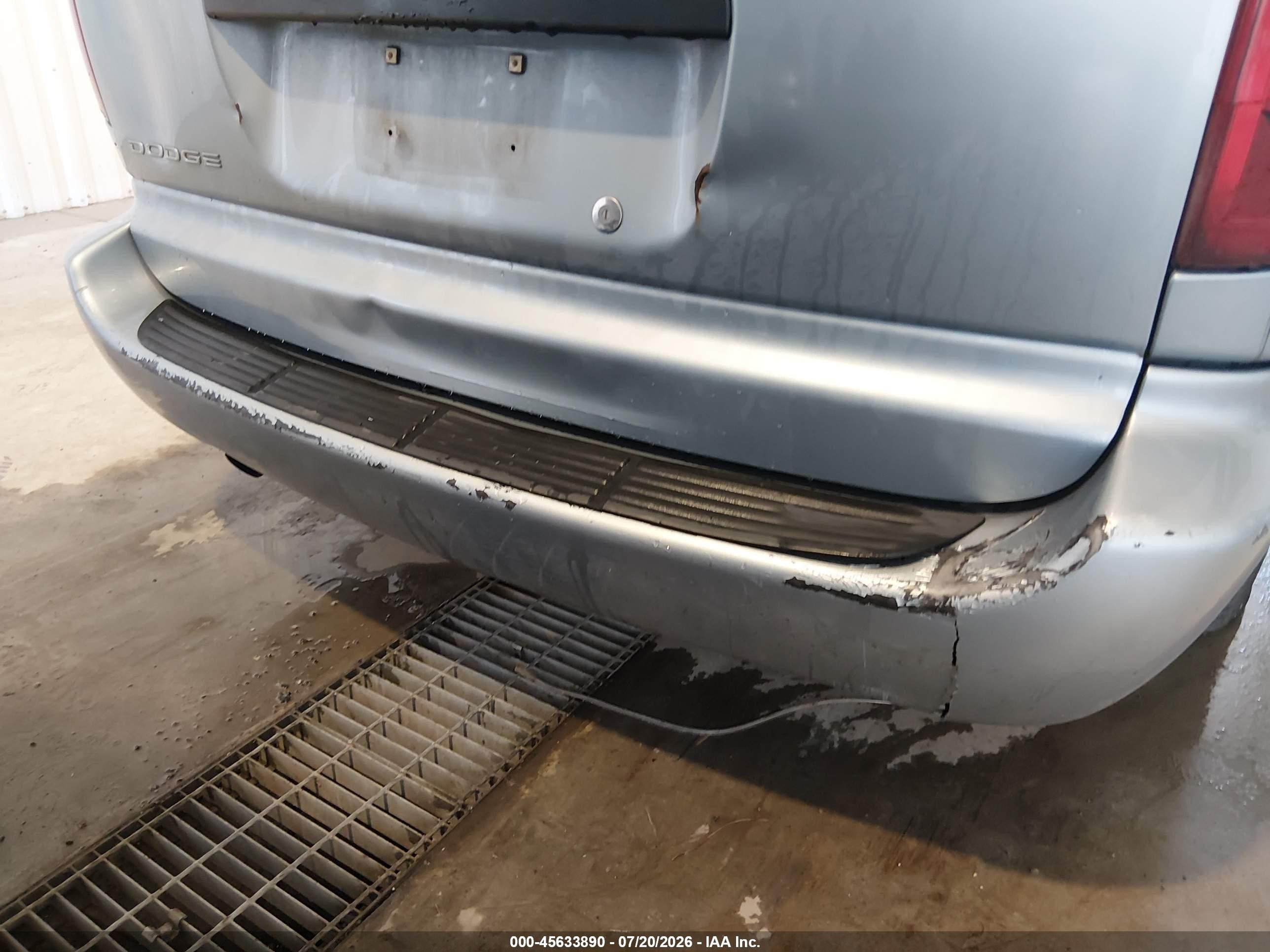 2006 Dodge Grand Caravan Se Silver vin: 1D4GP24RX6B640859