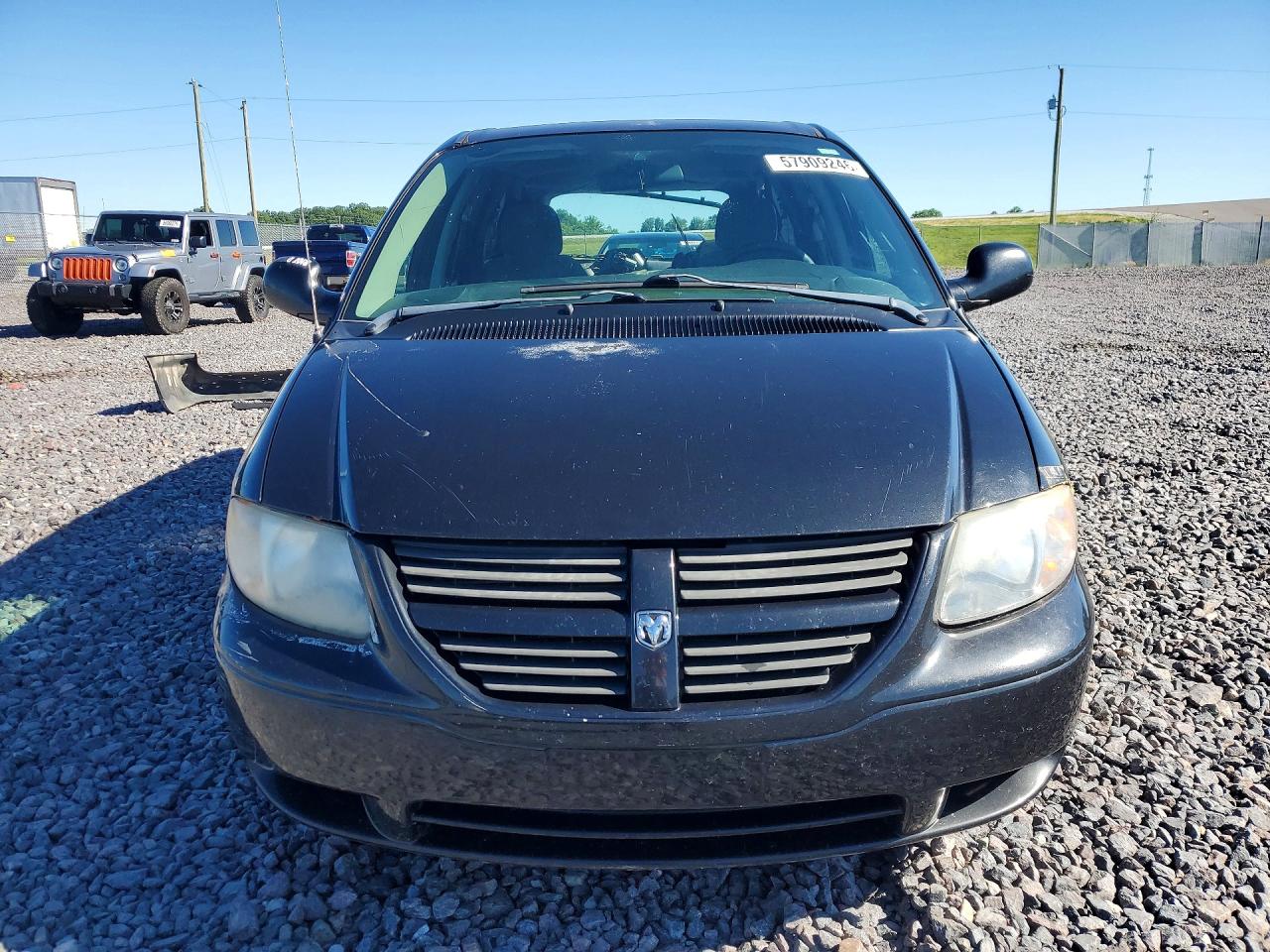 2006 Dodge Grand Caravan Se Black vin: 1D4GP24RX6B680858