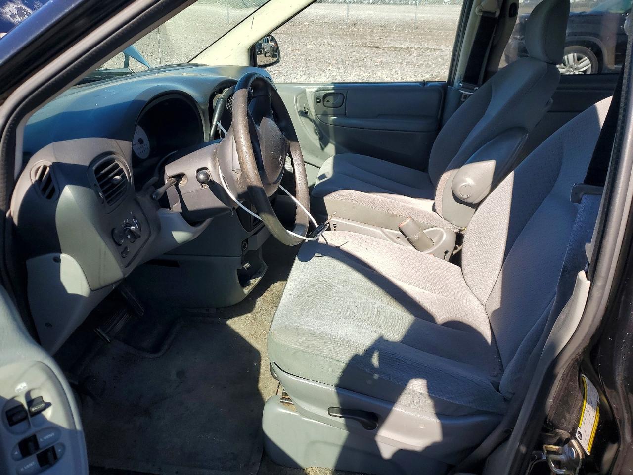 2006 Dodge Grand Caravan Se Black vin: 1D4GP24RX6B680858
