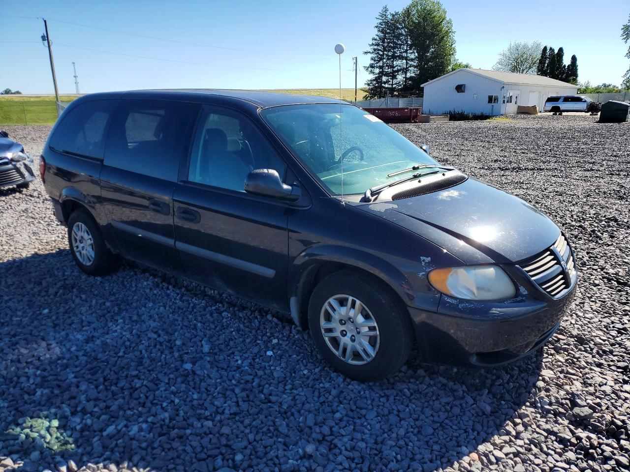 2006 Dodge Grand Caravan Se Black vin: 1D4GP24RX6B680858