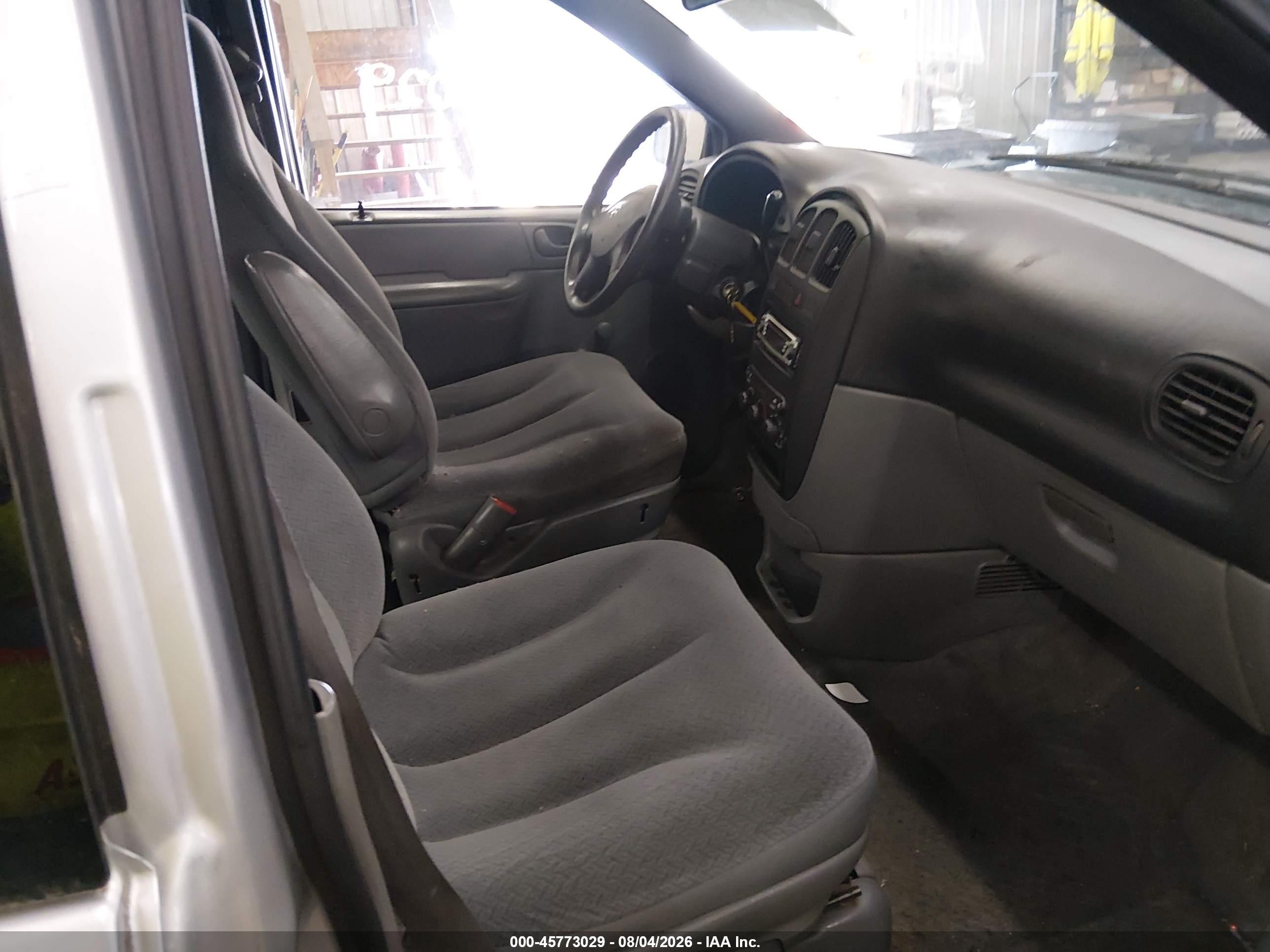 2005 Dodge Caravan Se Gray vin: 1D4GP25B05B109816